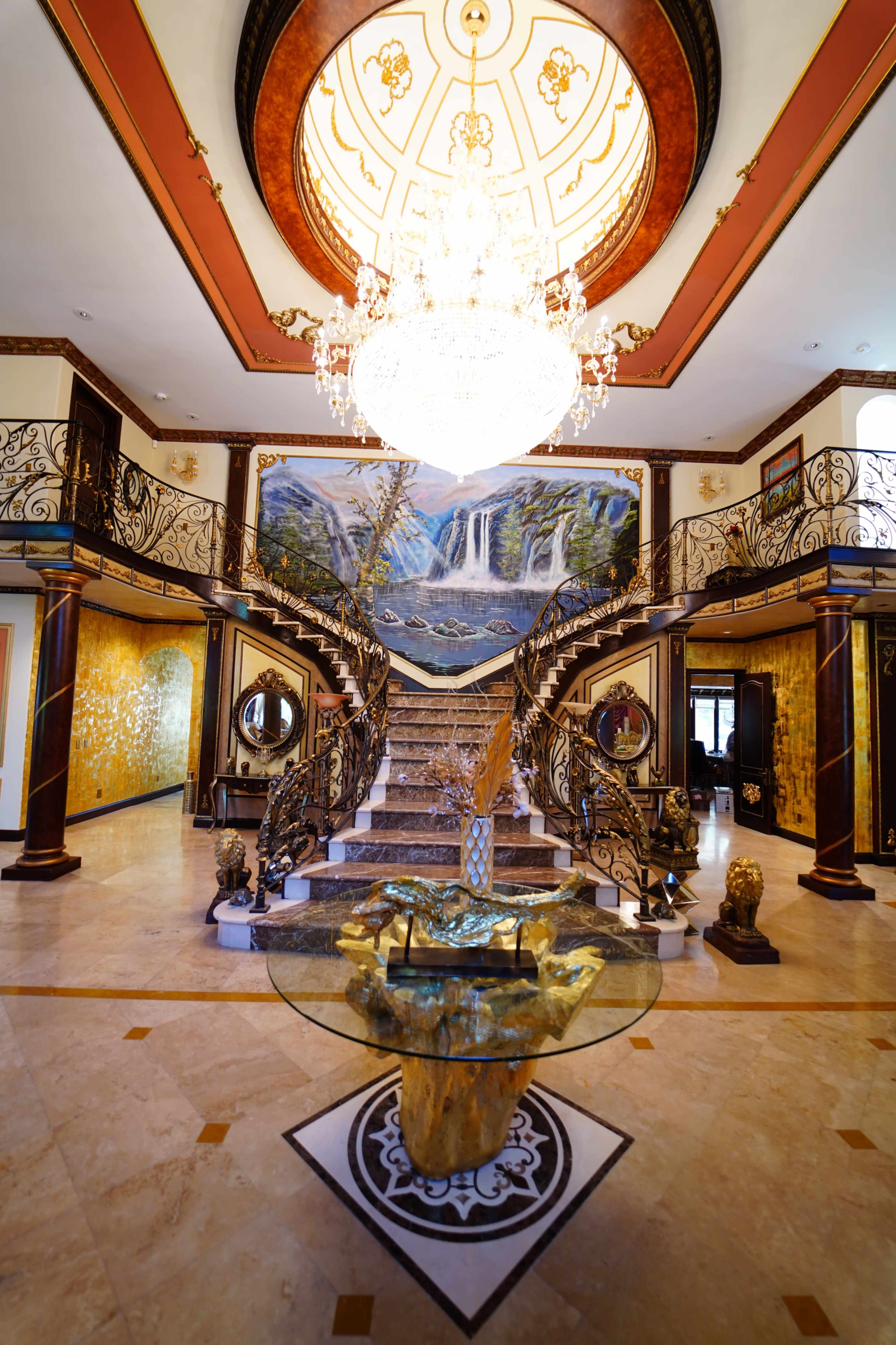 Luxury , mansion house , Los Angeles Woodland Hills /calabasses ,very unique design hand made paint ,golden luxury European atmosphere with unique wall  and ceiling paintings with artistic designs Image in Woodland Hills, Woodland Hills, CA