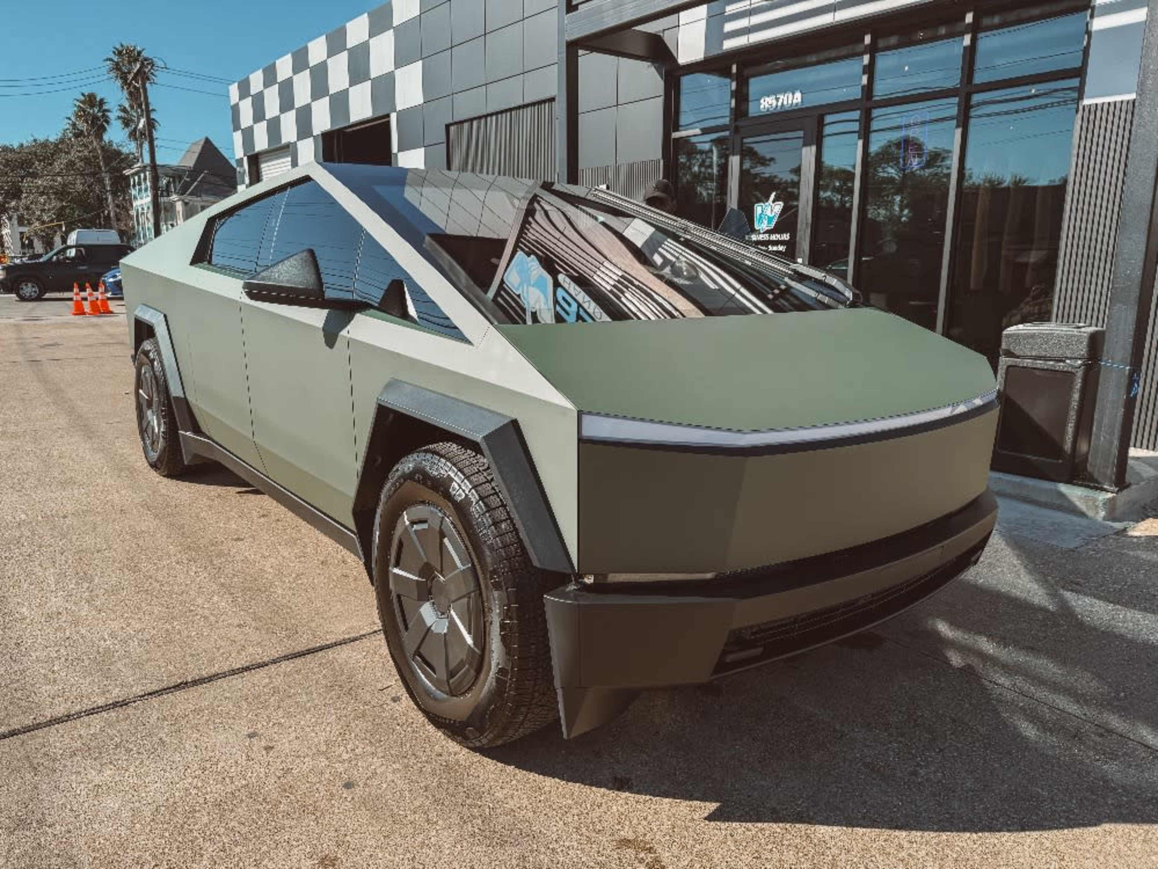 Military Green Cybertruck