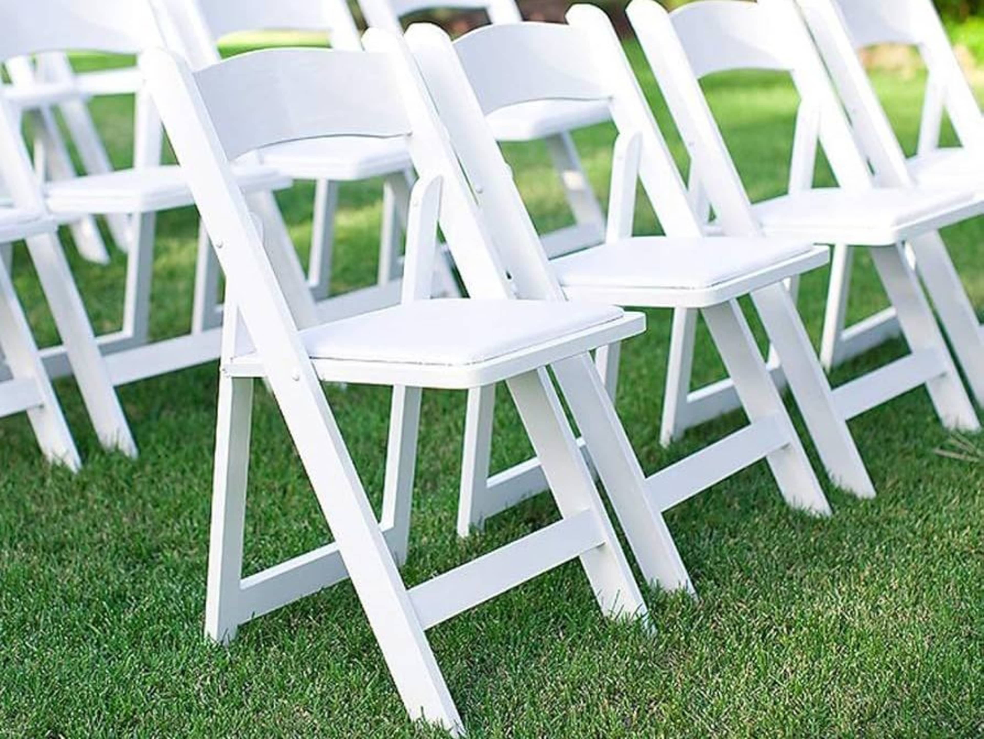 White Resin Chairs