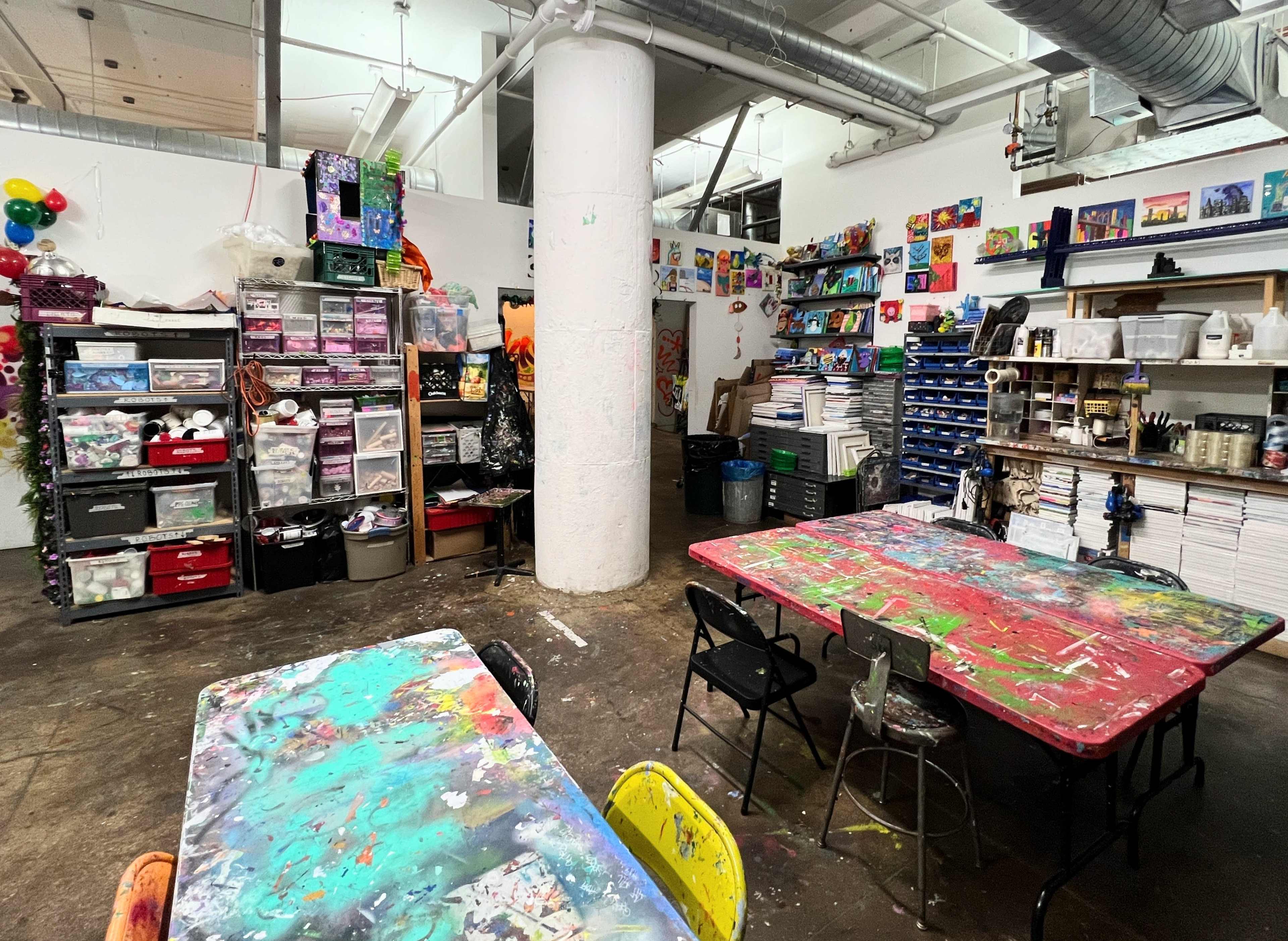 Colorful (and Huge) Art Studio in Dumbo, Brooklyn Image in Dumbo, Brooklyn, NY
