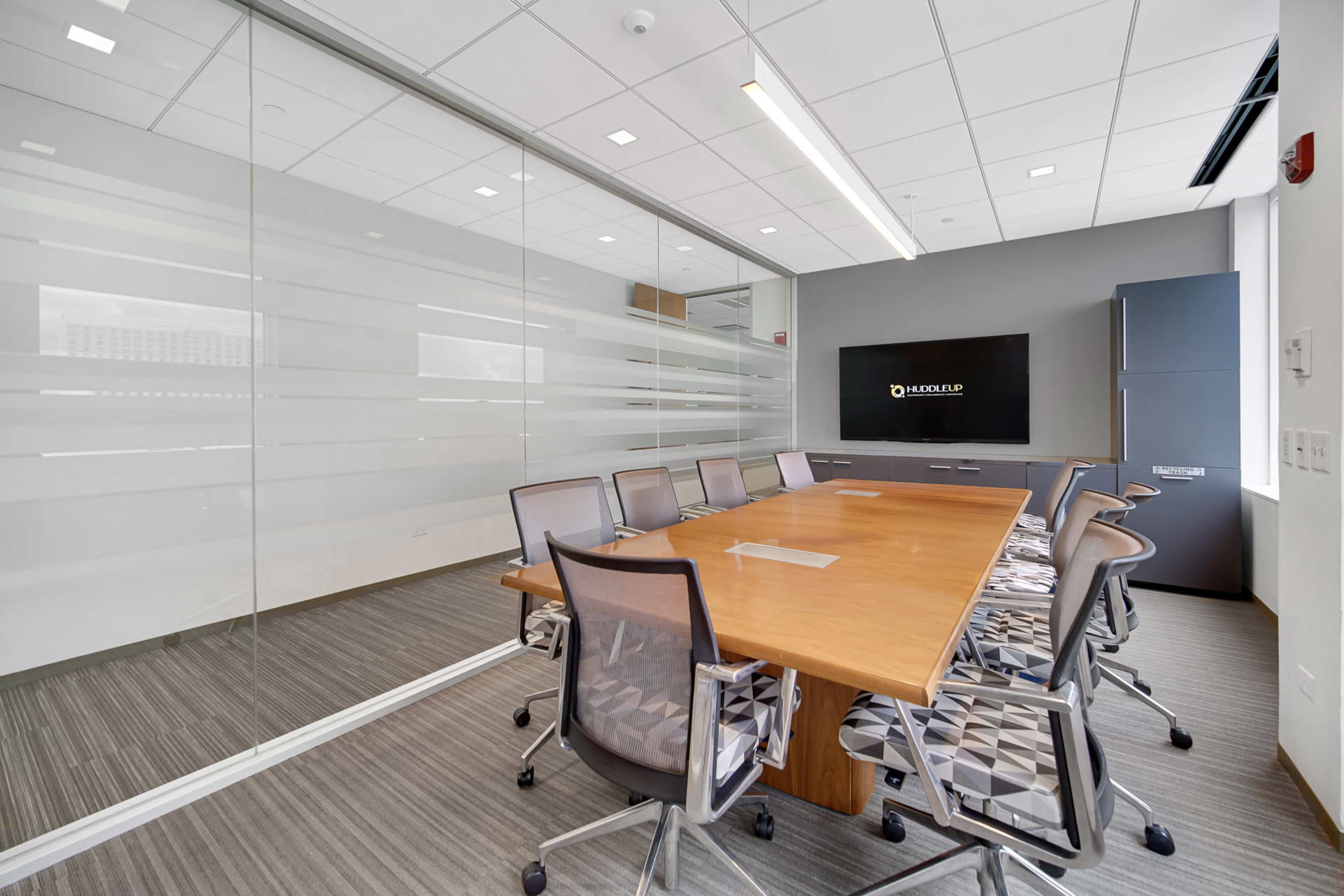 Spacious Suburban Boardroom with Ample Natural Light Image in Schaumburg Township, Schaumburg, IL