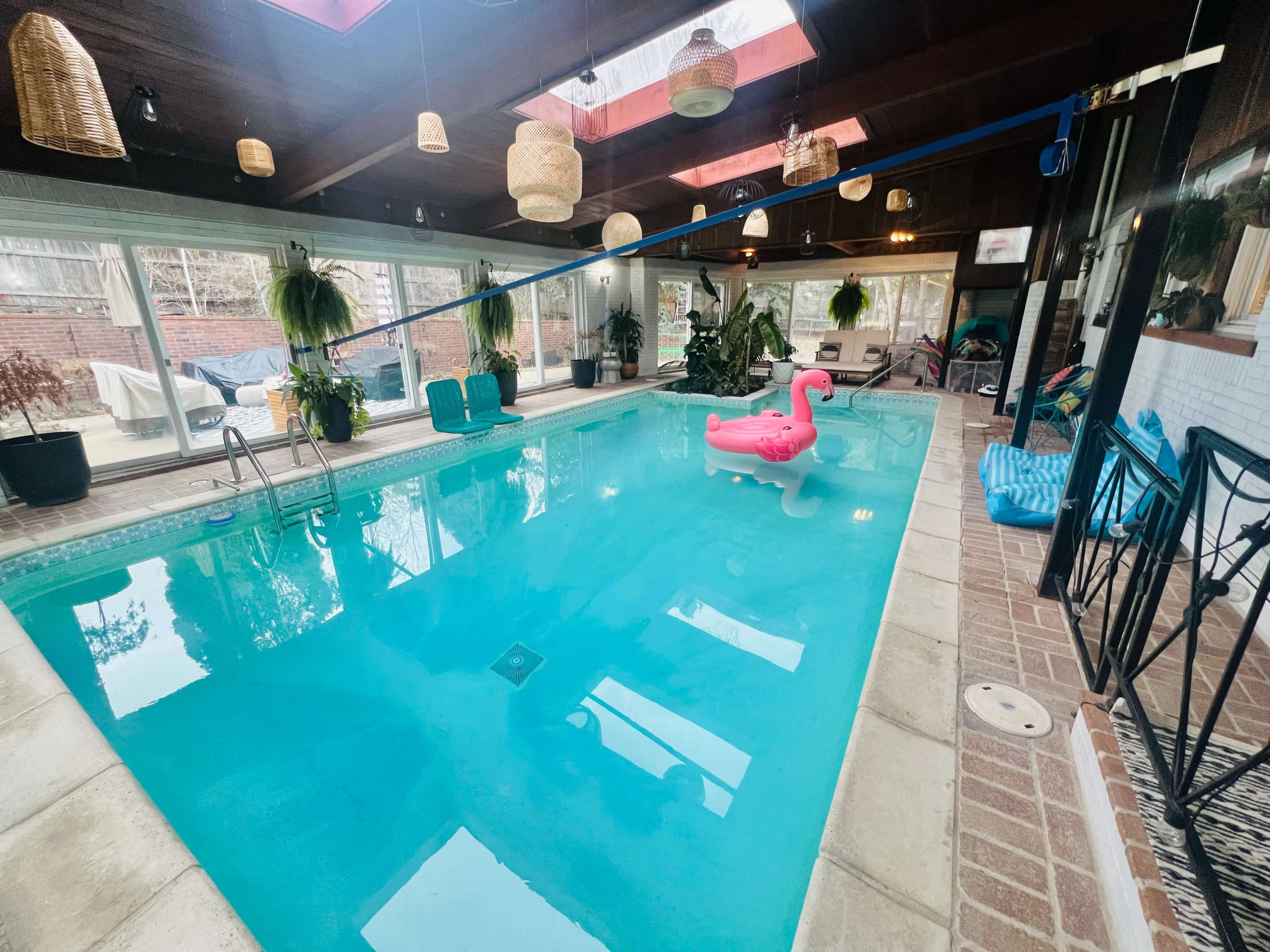 Tropical Indoor Swimming Oasis Image in Hampden South, Denver, CO