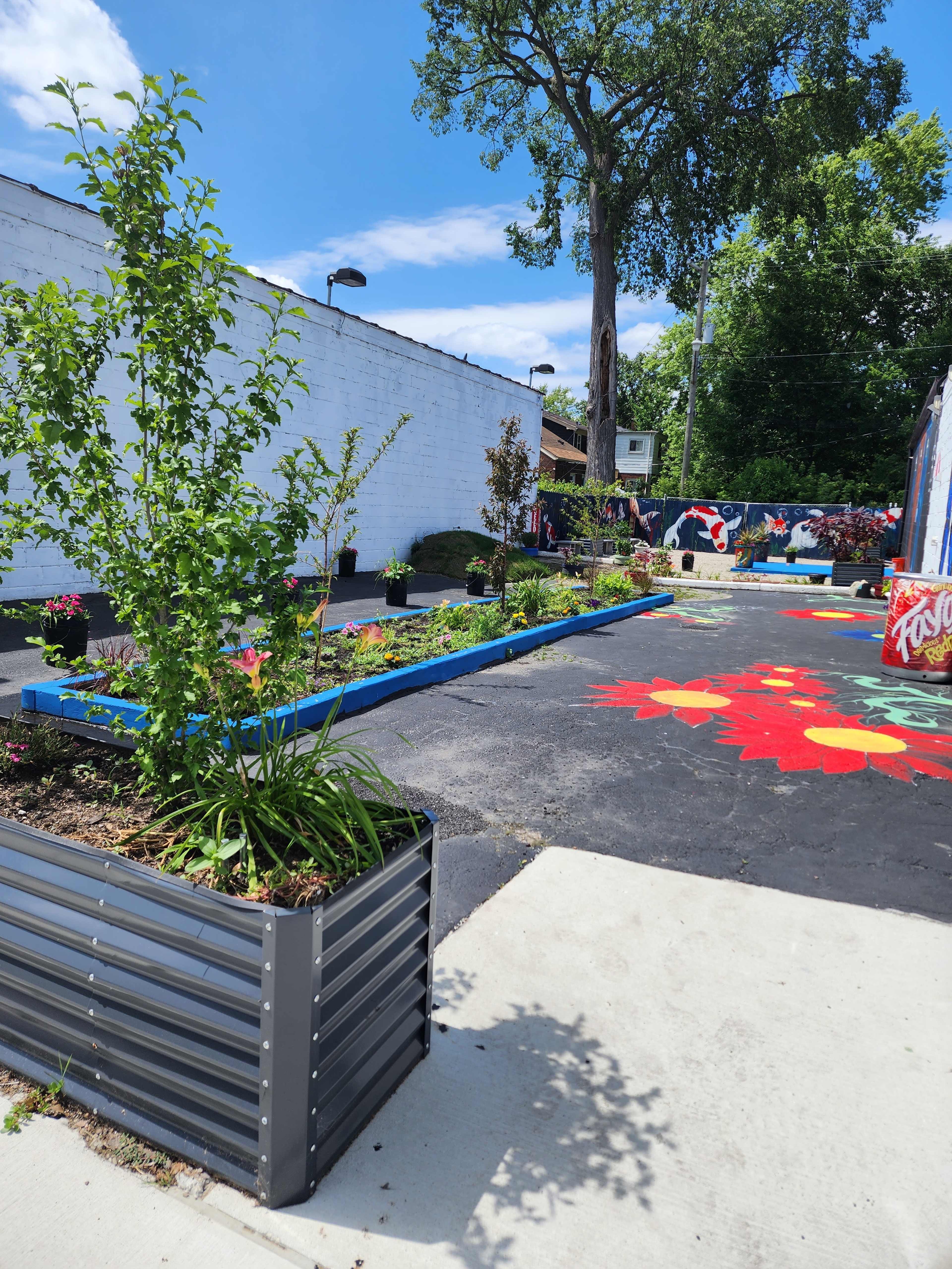 Urban Art Garden Image in East English Village, Detroit, MI