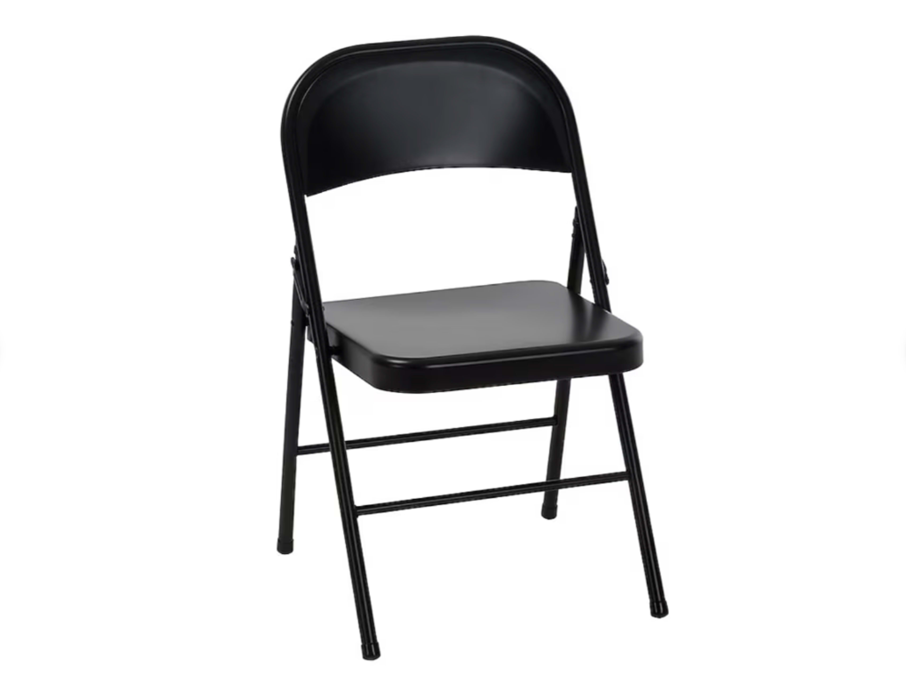 Black Metal Folding Chair