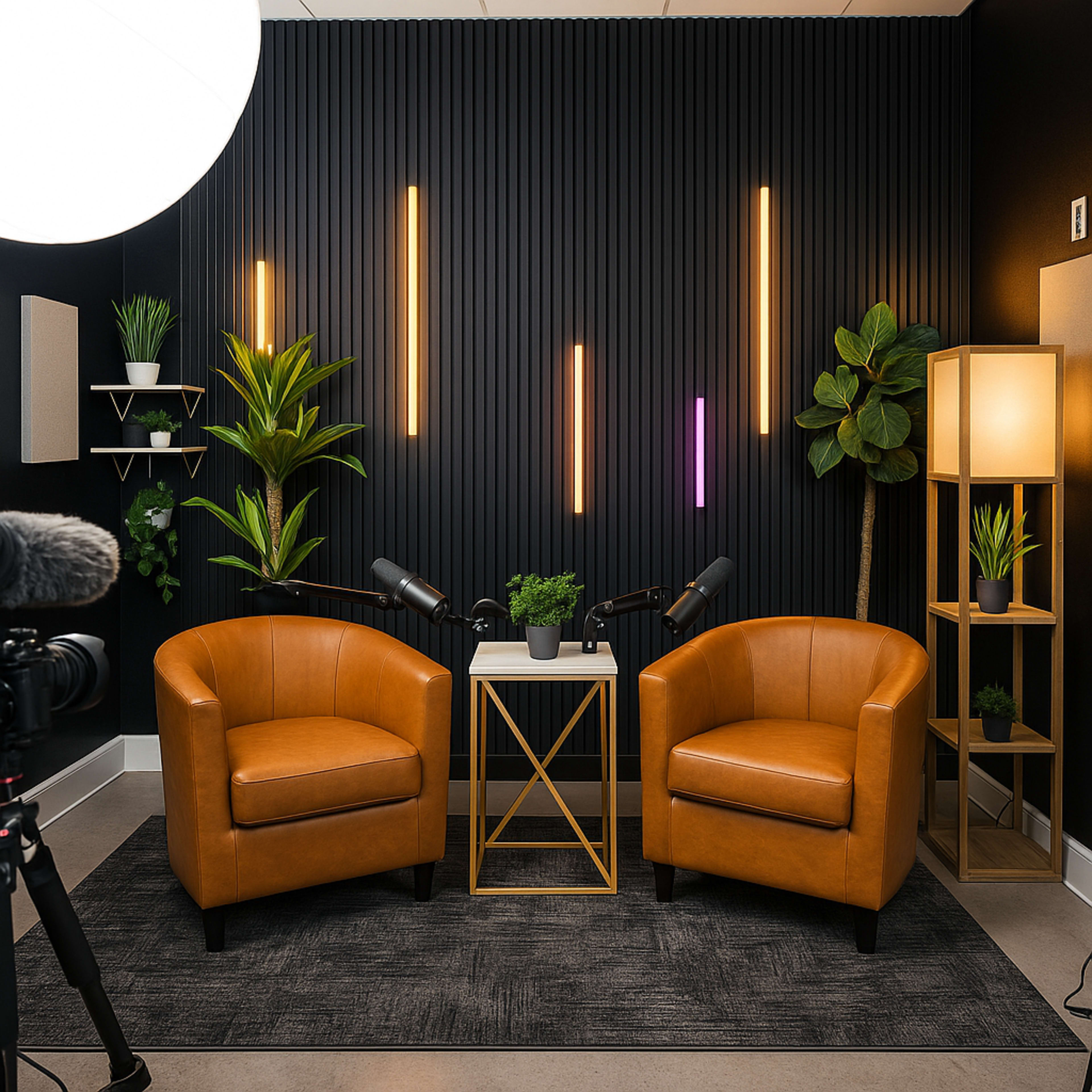 Premier Podcast & Content Creation Space in Katy. Premium podcast Studio. Image in Houston, Katy, TX