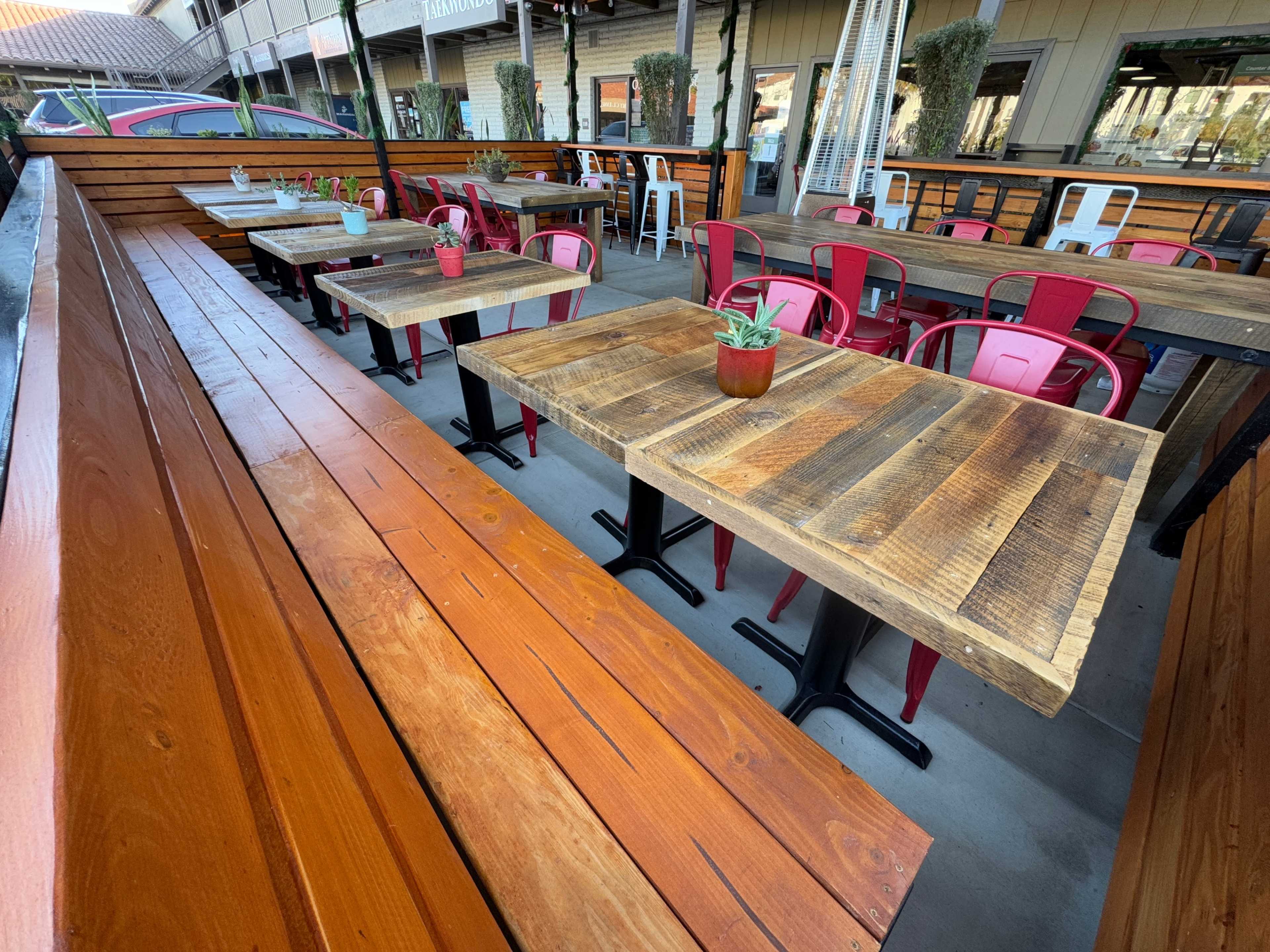 Industrial-Inspired Patio Image in Mesa Verde, Costa Mesa, CA