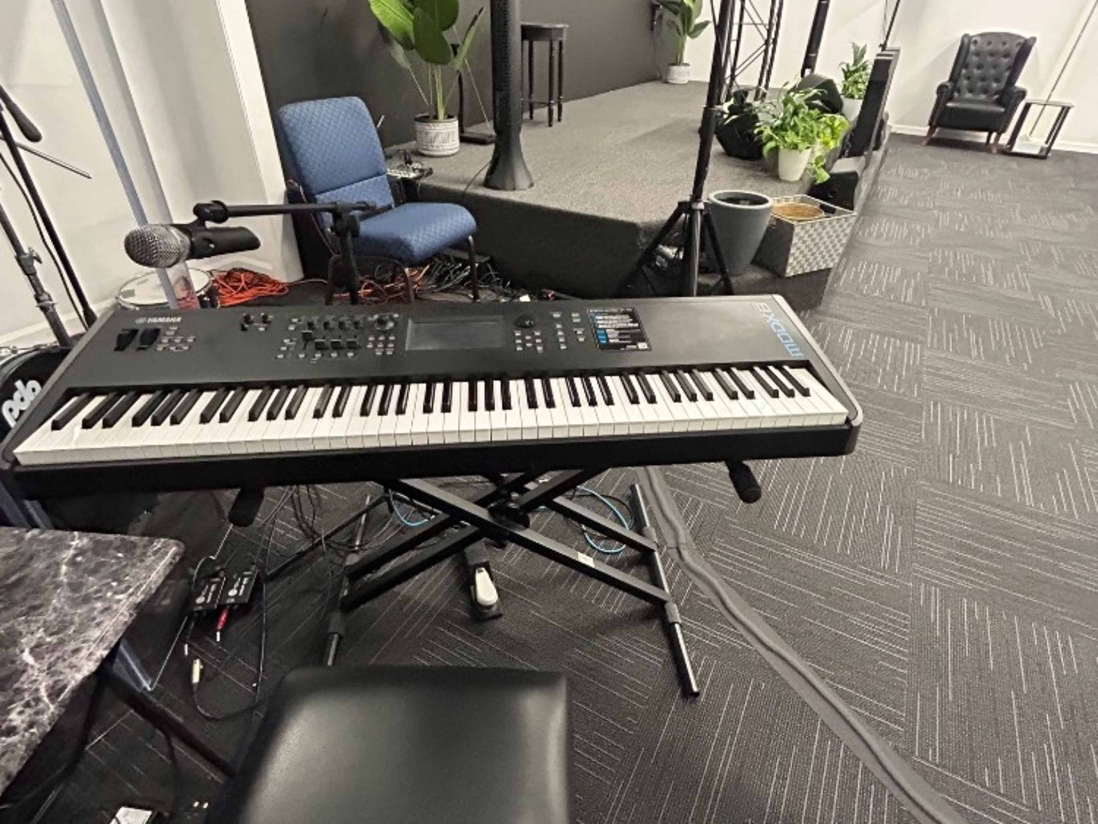 Keyboard and Musician