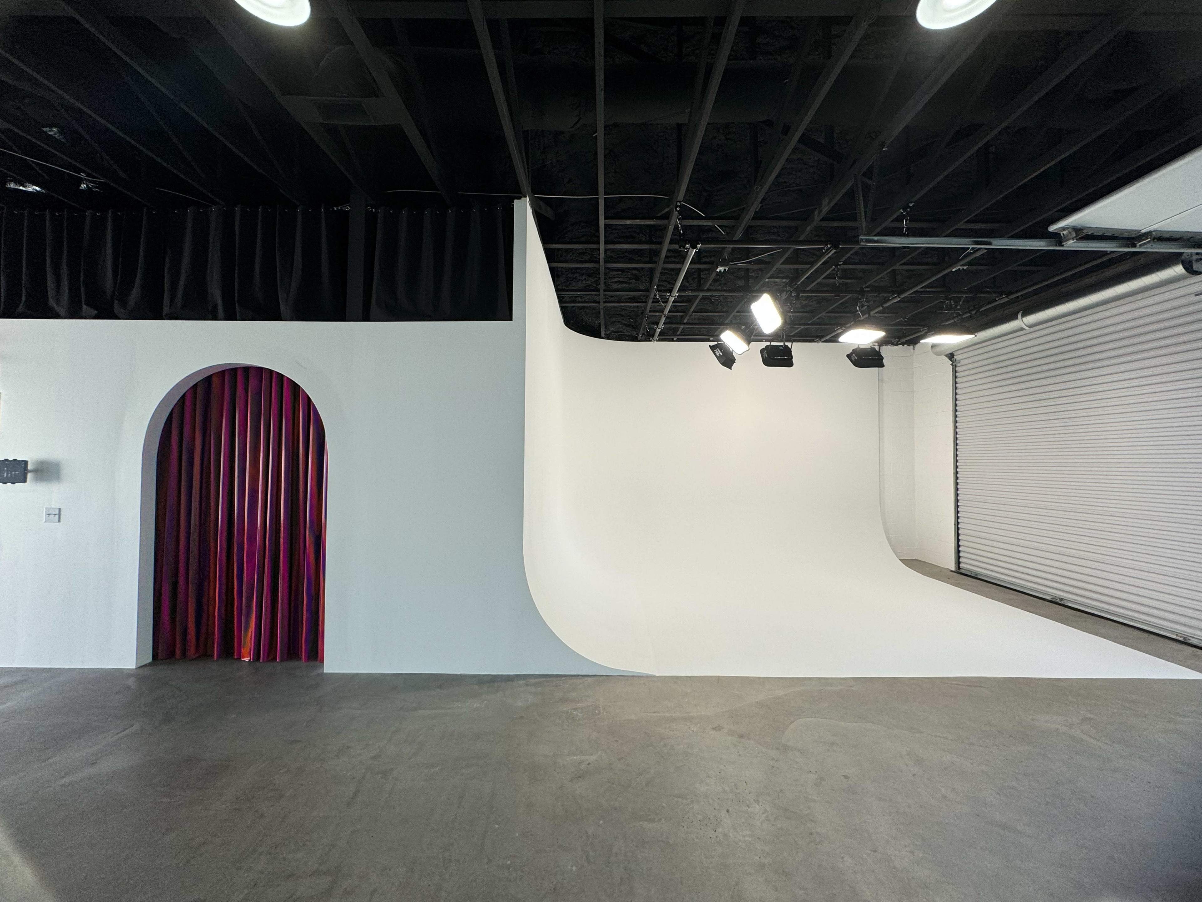 Aura Haus Studio | Natural + Full RGB Studio Lighting Warehouse Image in Katie Hill Neighborhood, Nashville, TN