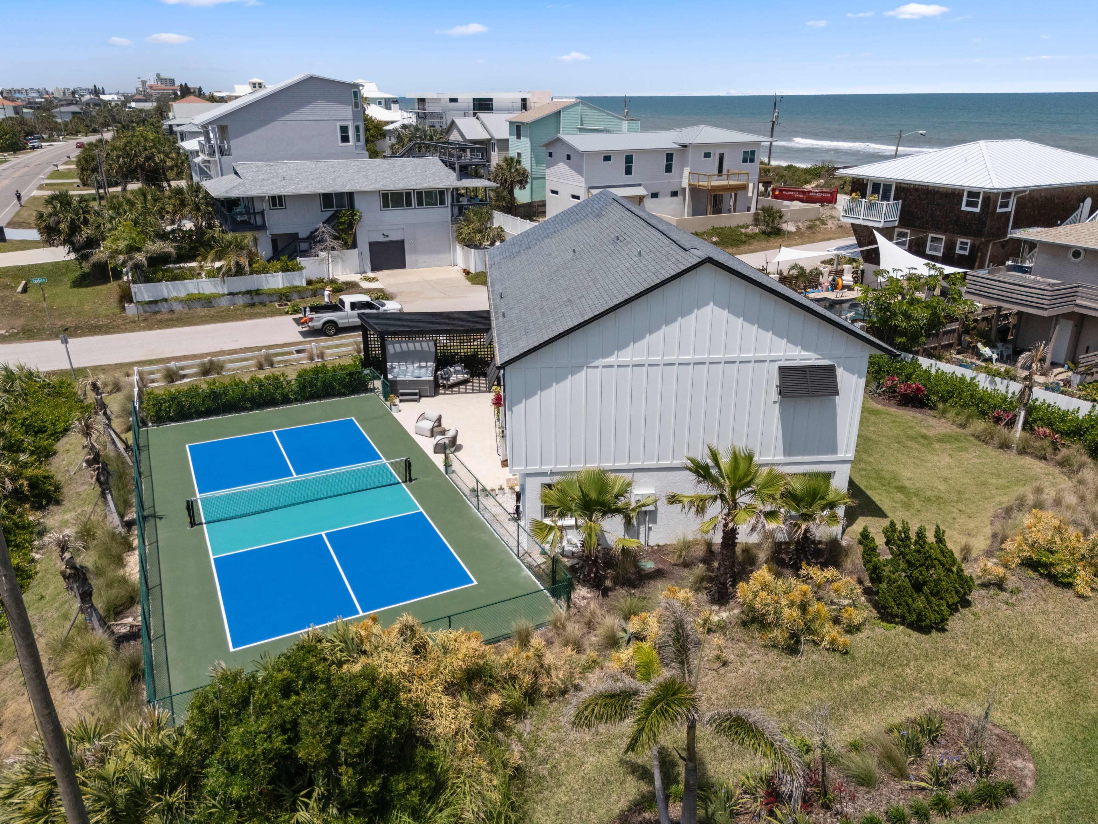 Private Pickelball Court Image in Bethune Volusia Beach, New Smyrna Beach, FL