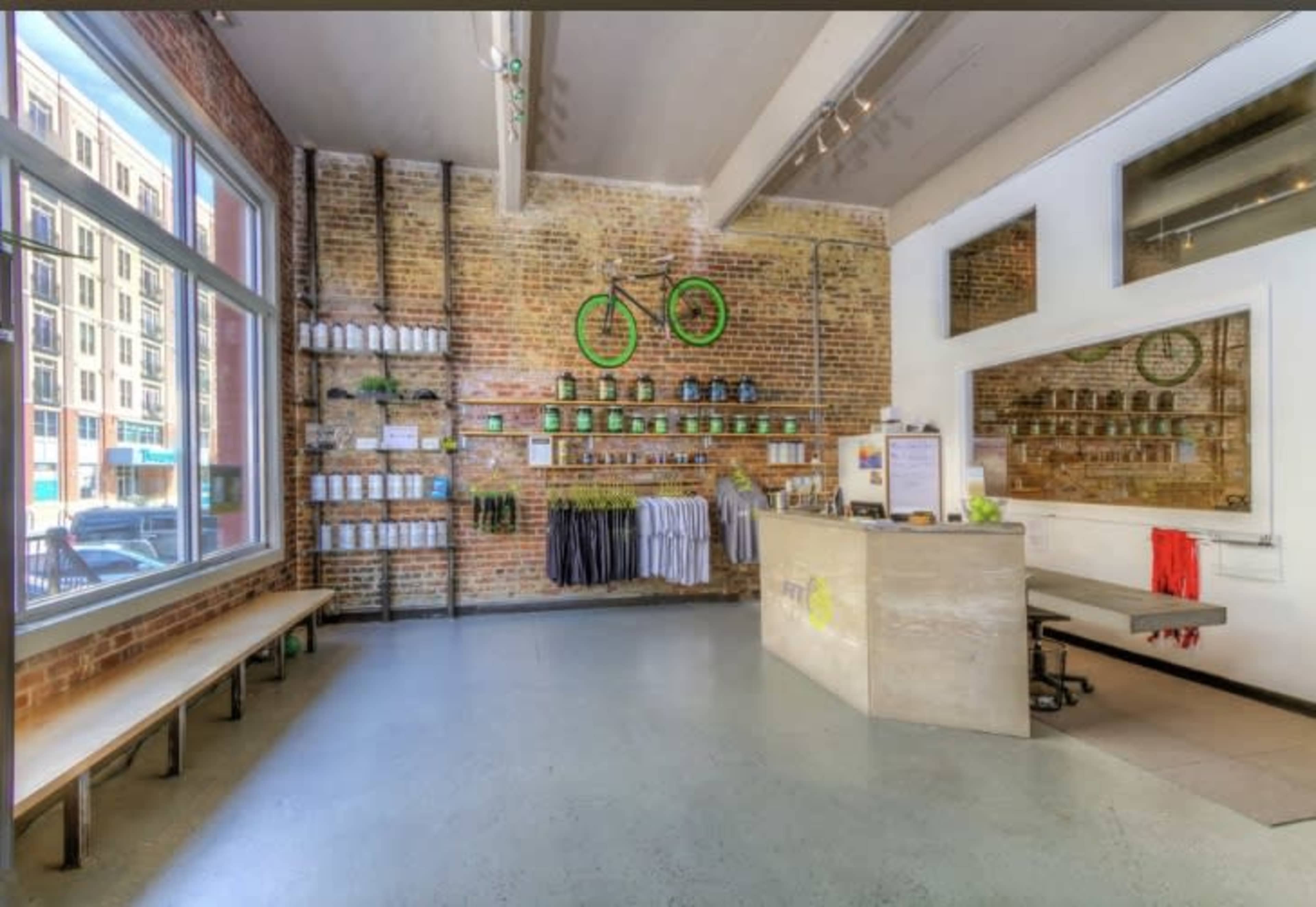 Urban Fitness Studio with Exposed Brick and Natural Lighting Image in Five Points, Denver, CO