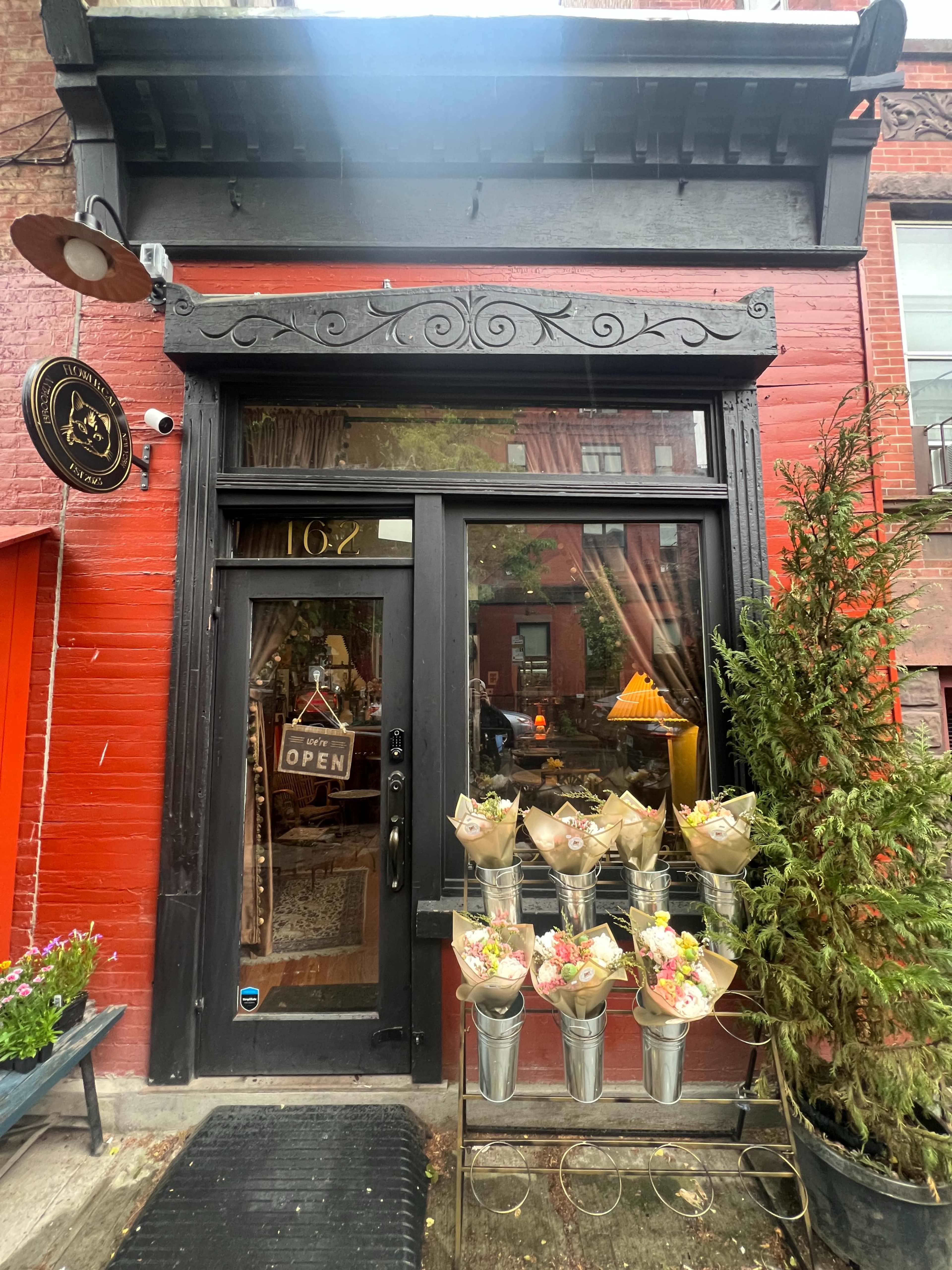 frenchie, romantic, and cozy cafe/flower shop in greenpoint Image in Greenpoint, Brooklyn, NY