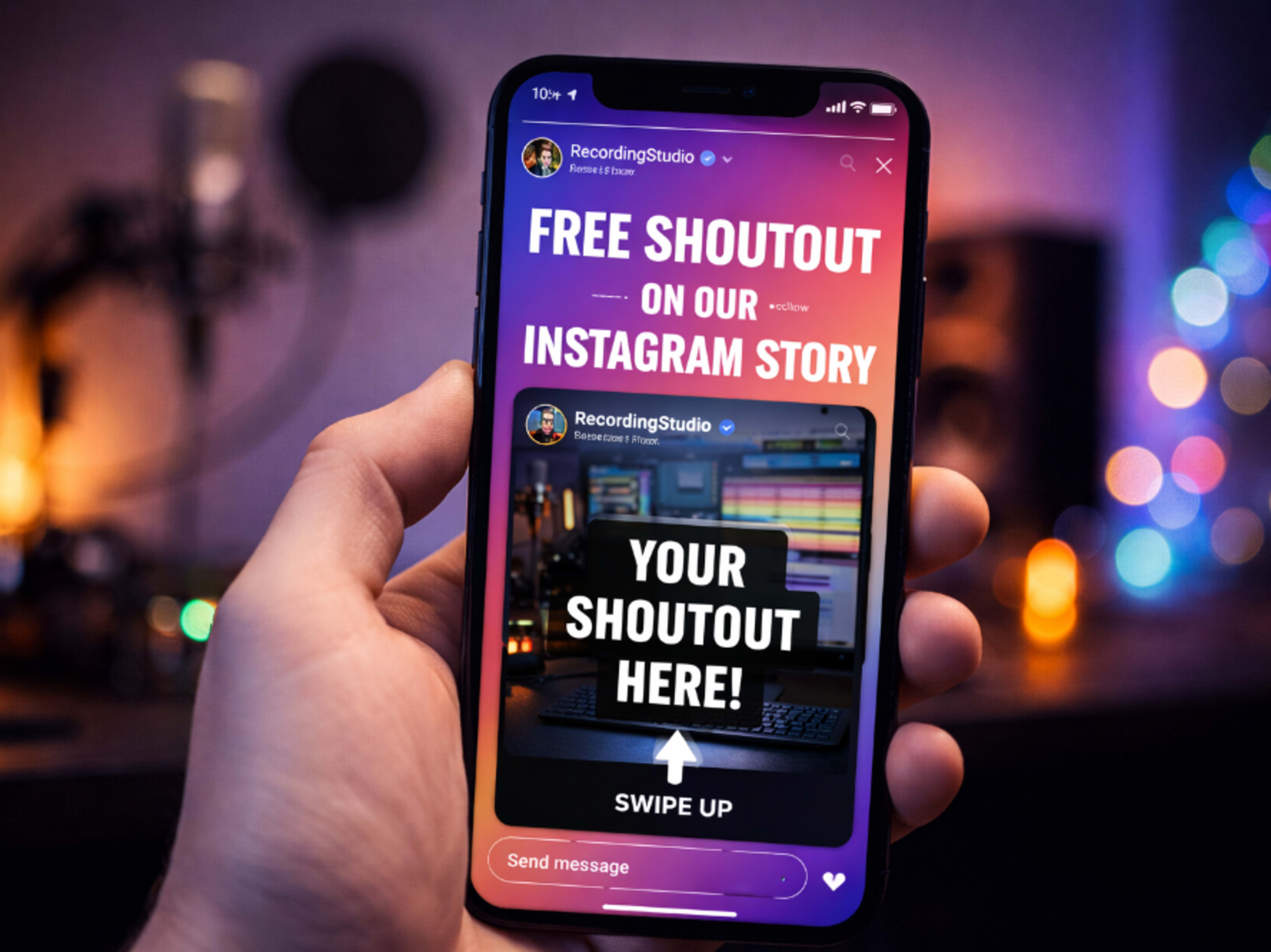 Free shoutout on Our IG Story