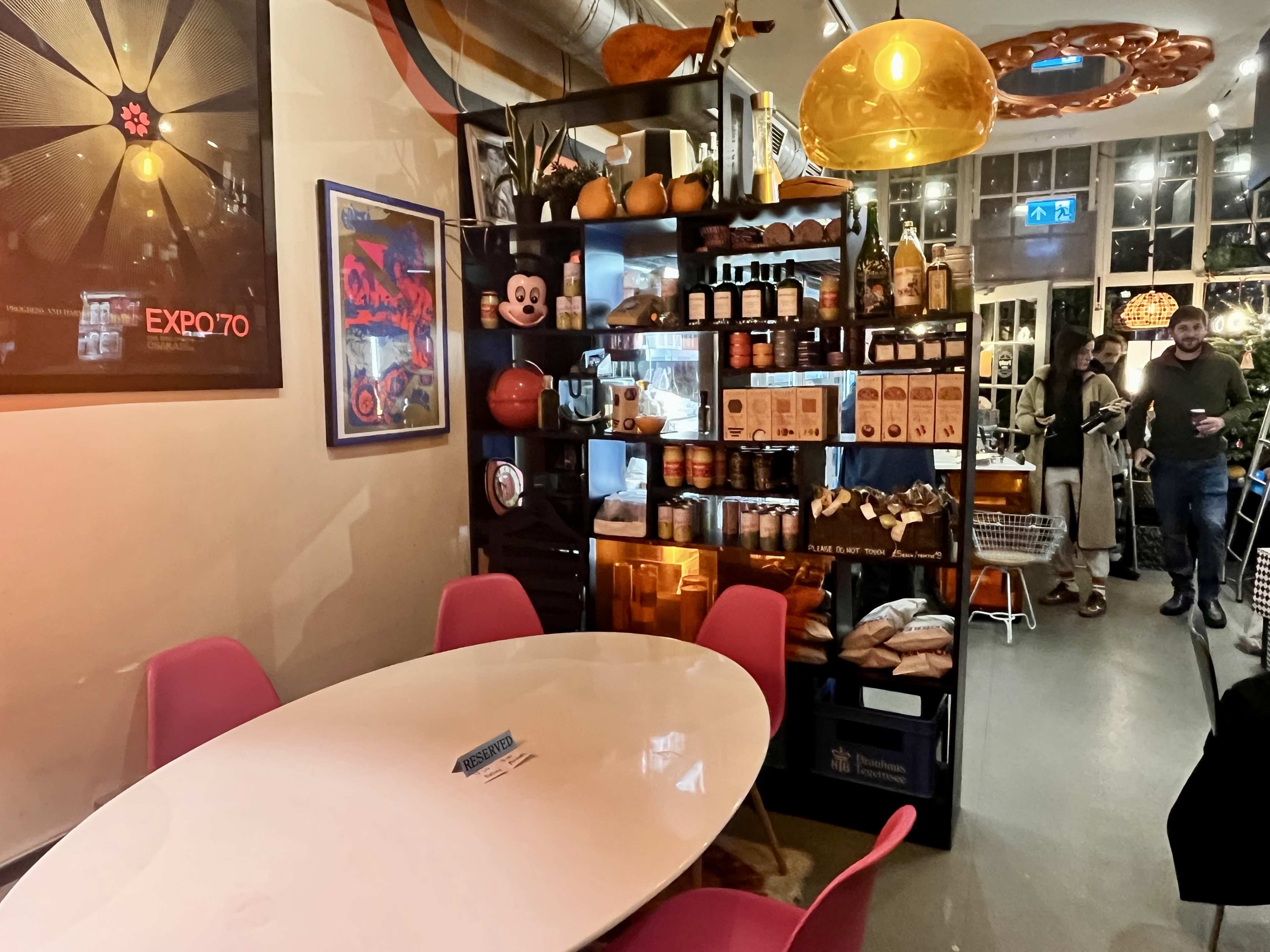 70's Bar in Historic Victorian Market in City of London Image in Spitalfields, London, ENG