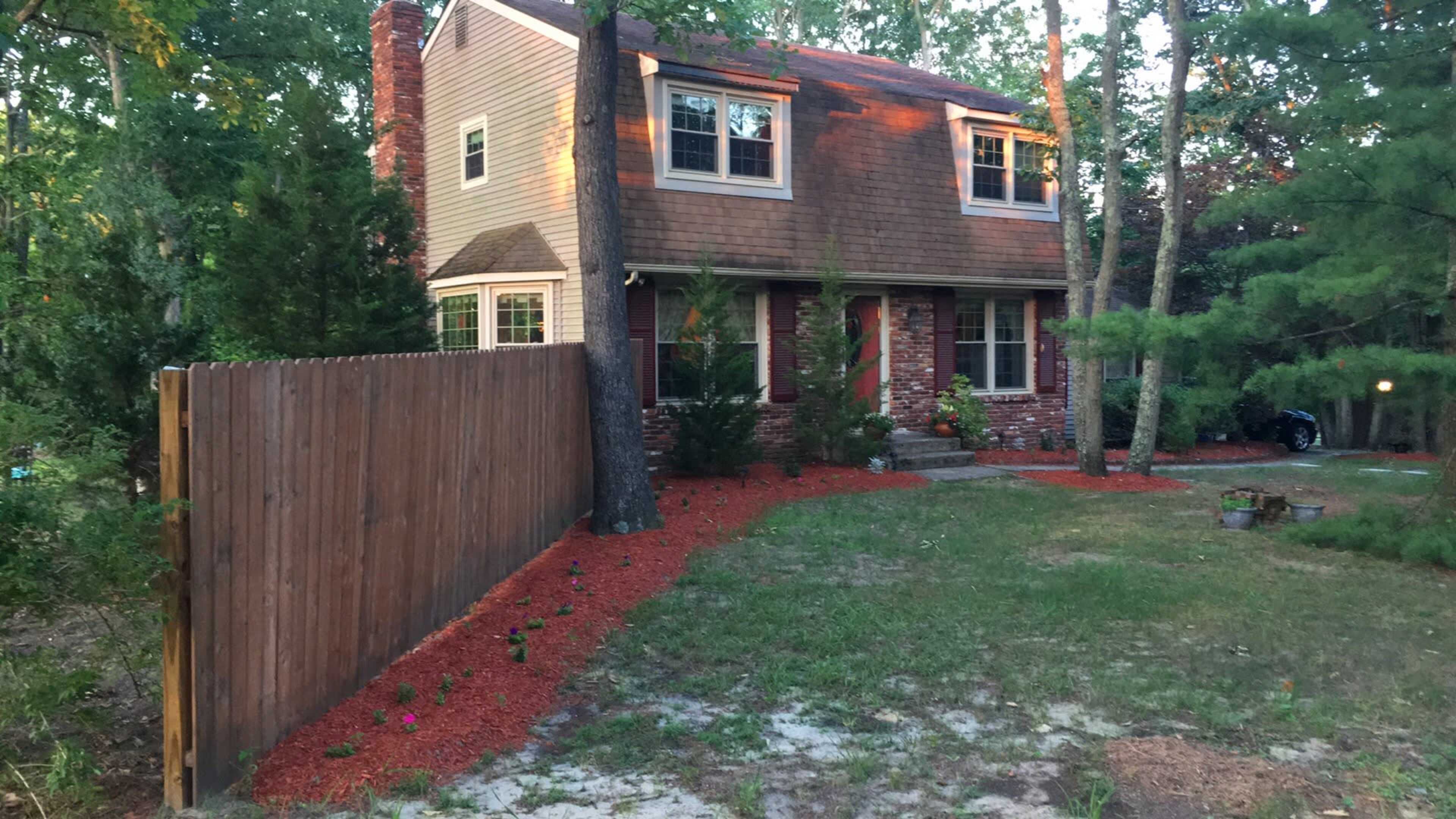 Large Backyard Deck and Lounge Space included inside 1st floor space Image in Shamong, Shamong, NJ