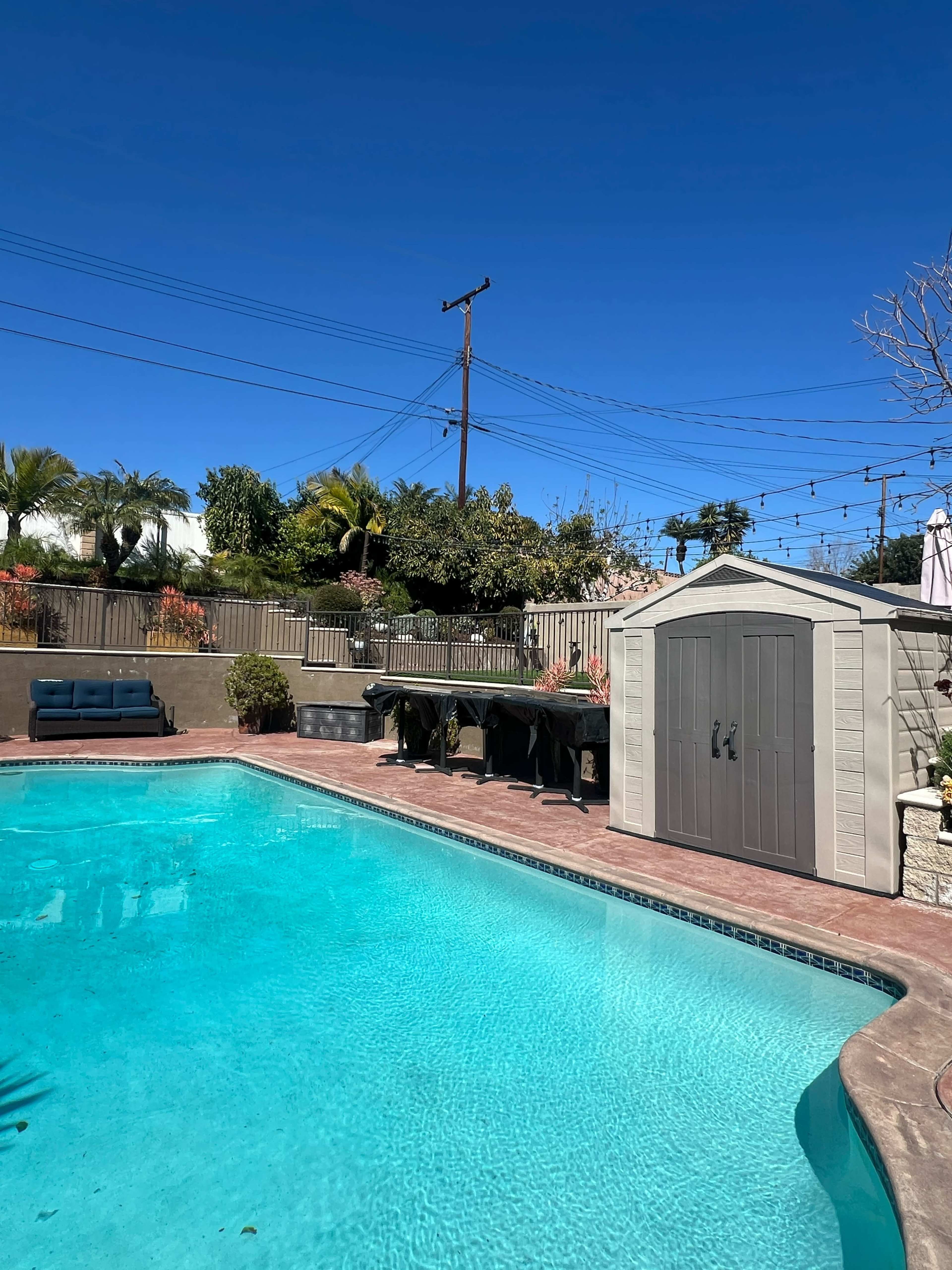 Ultimate Two-Story Backyard Oasis with Turf, Pool, Grill, Fireplace & Lounge! Image in La Mirada, La Mirada, CA