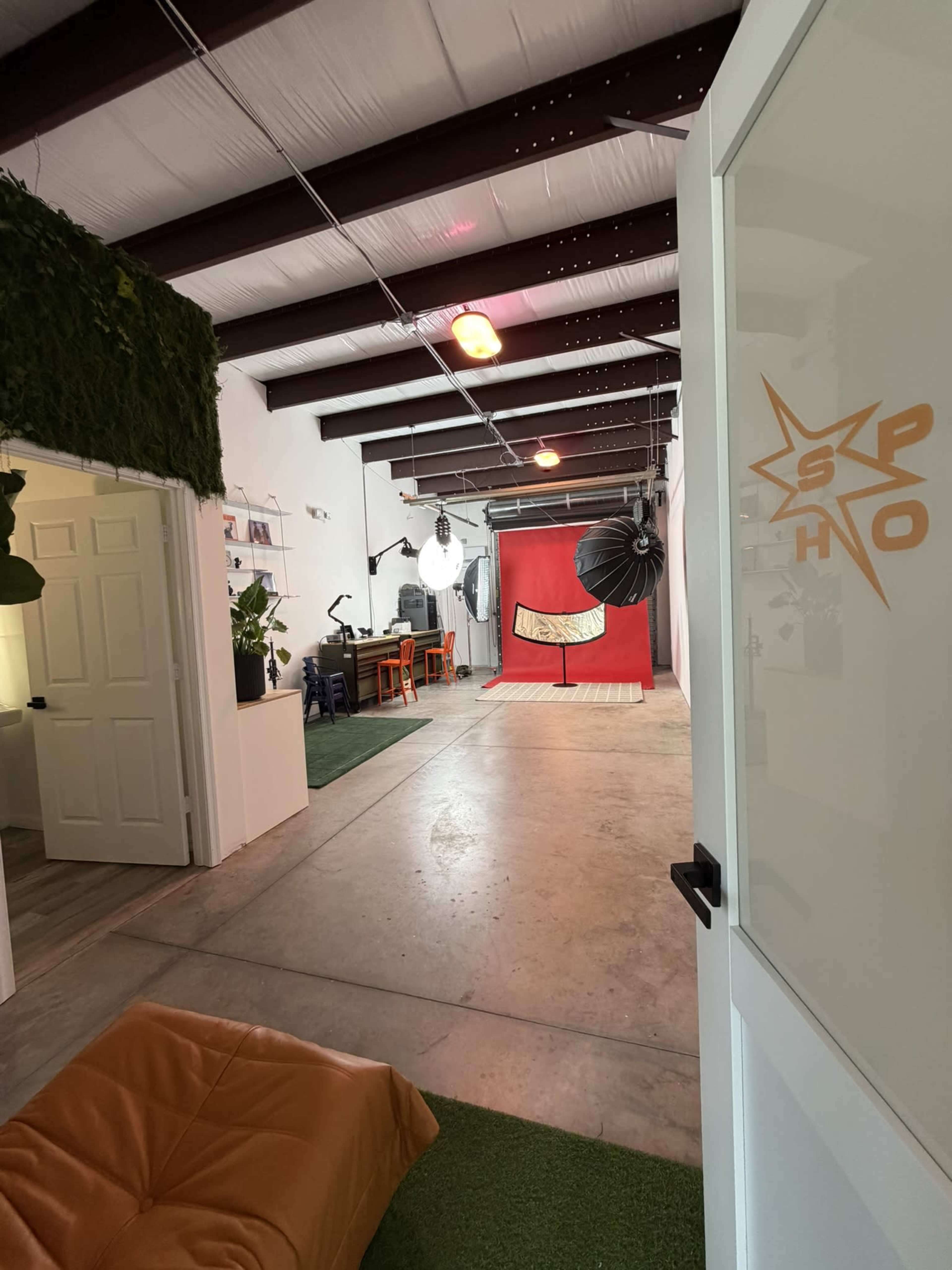 Industrial Photo & Video Studio with Lighting, Backdrops & Bay Door Access Image in St Lucie West, Port Saint Lucie, FL