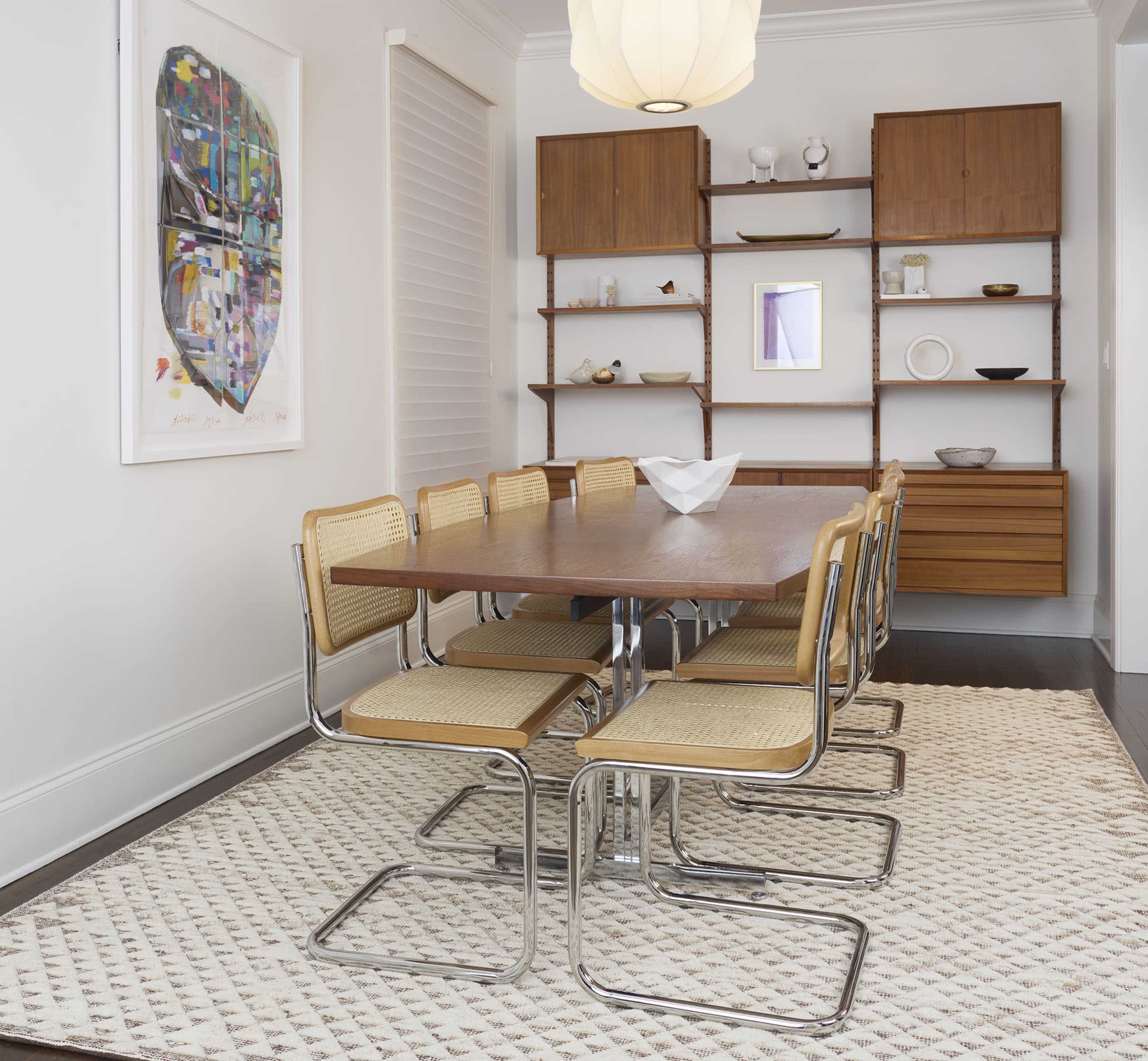 Mid Century Modern style in a traditional home. Image in Lake View, Chicago, IL