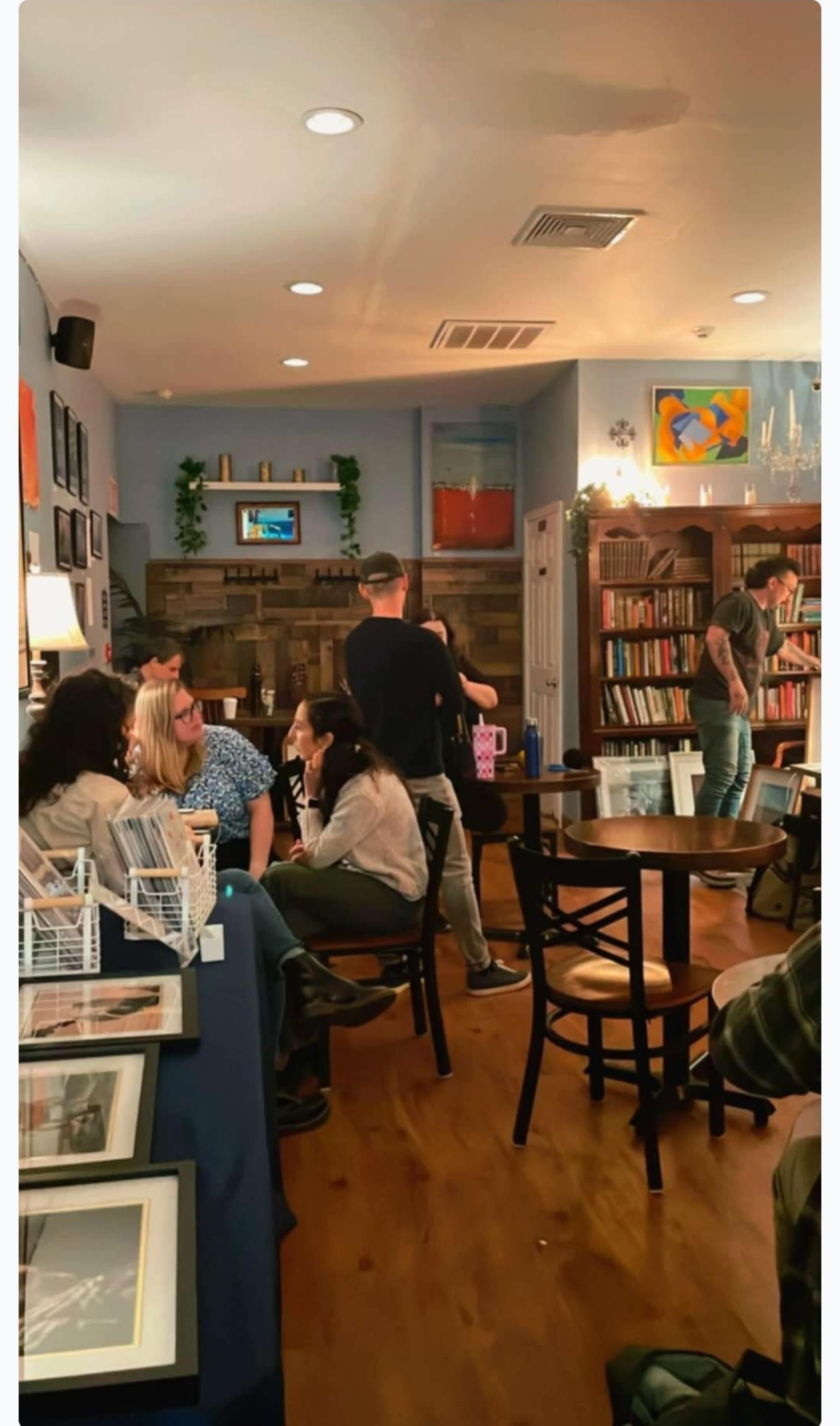 Cozy Cafe and Gallery Filled With Beautiful Original Artworks Image in Center City East, Philadelphia, PA