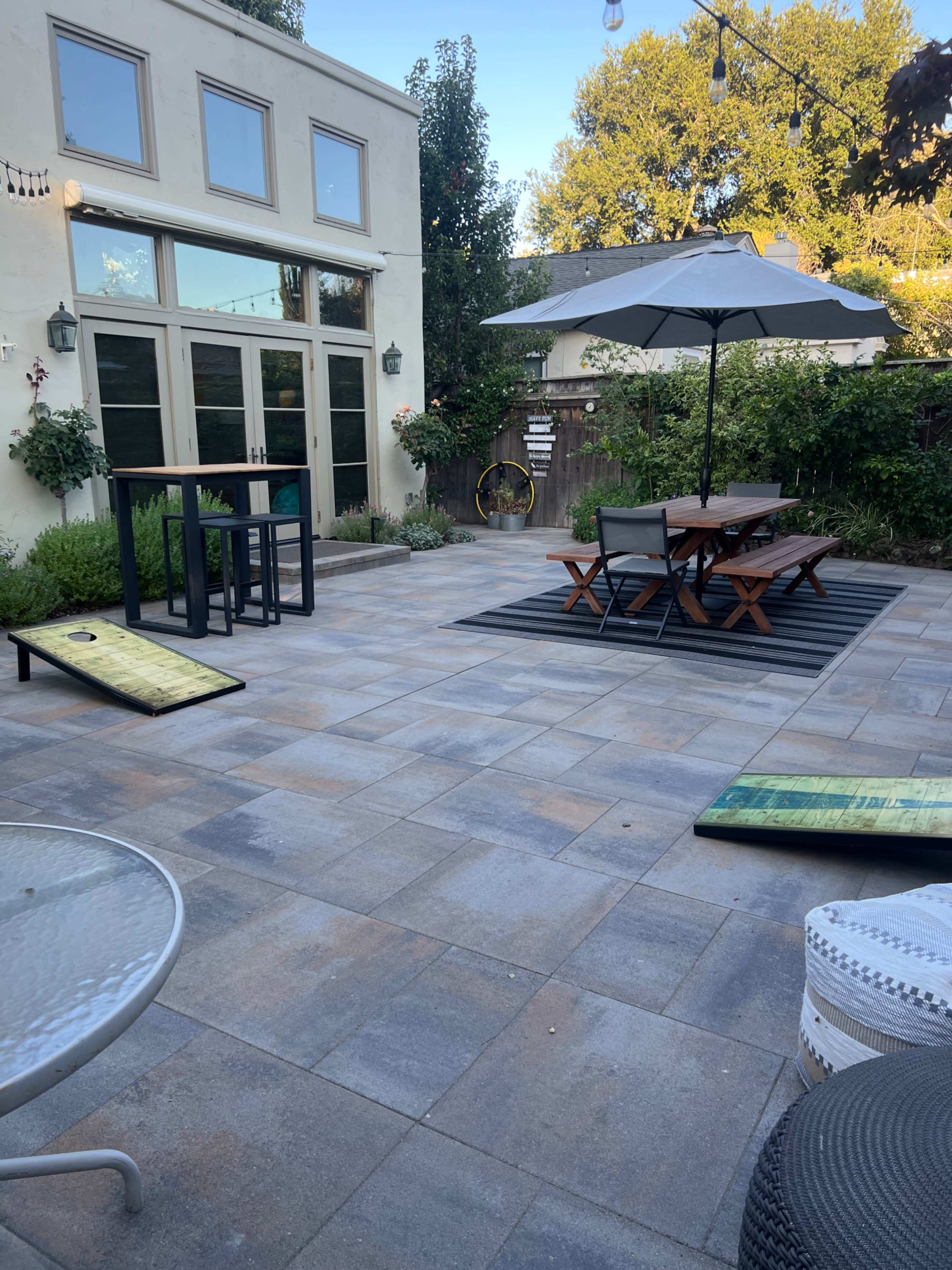 Stylish Backyard and Modern Spanish Style Home in Palo Alto Image in Old Palo Alto, Palo Alto, CA