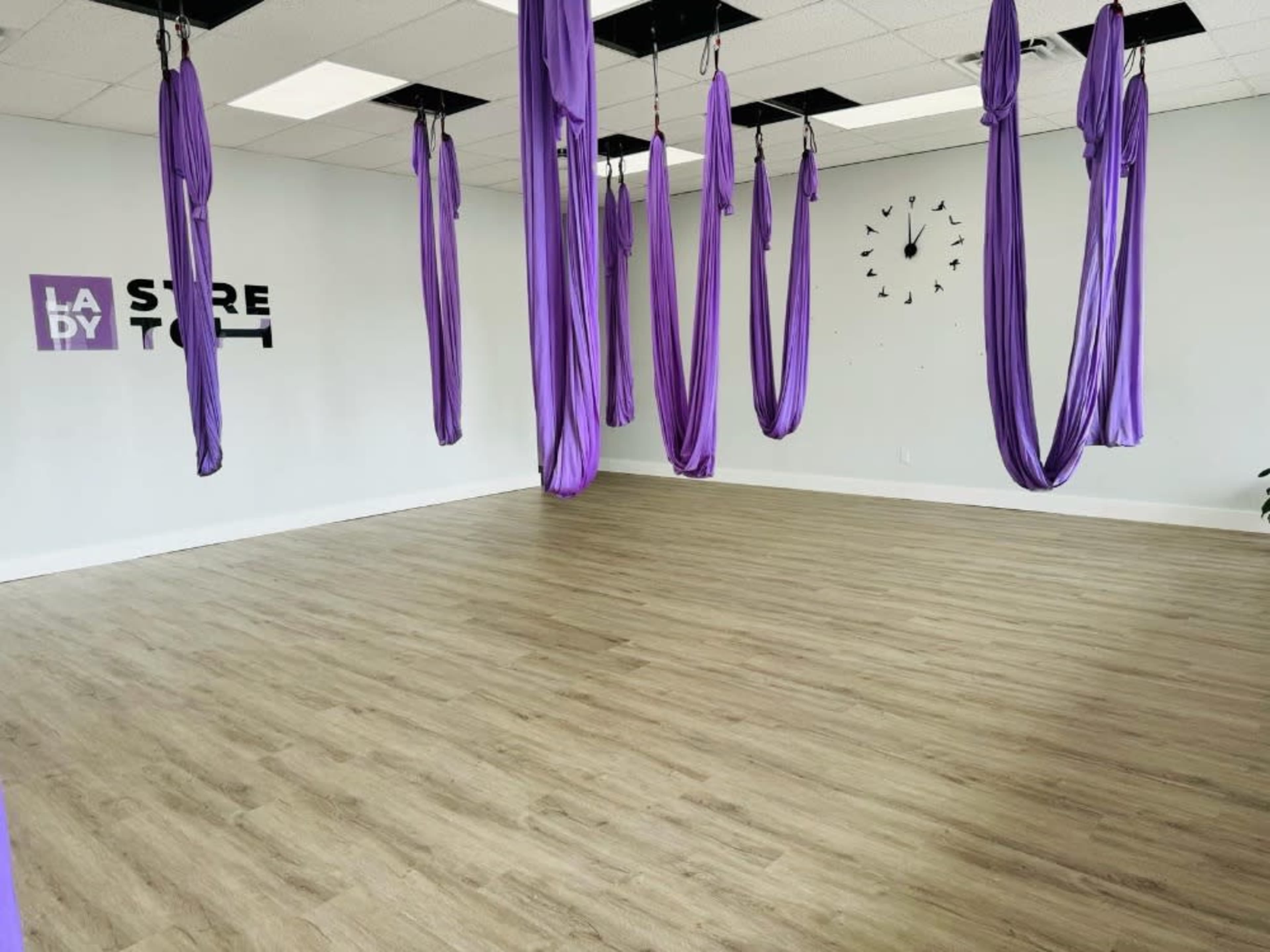 Room with mirrors and windows 