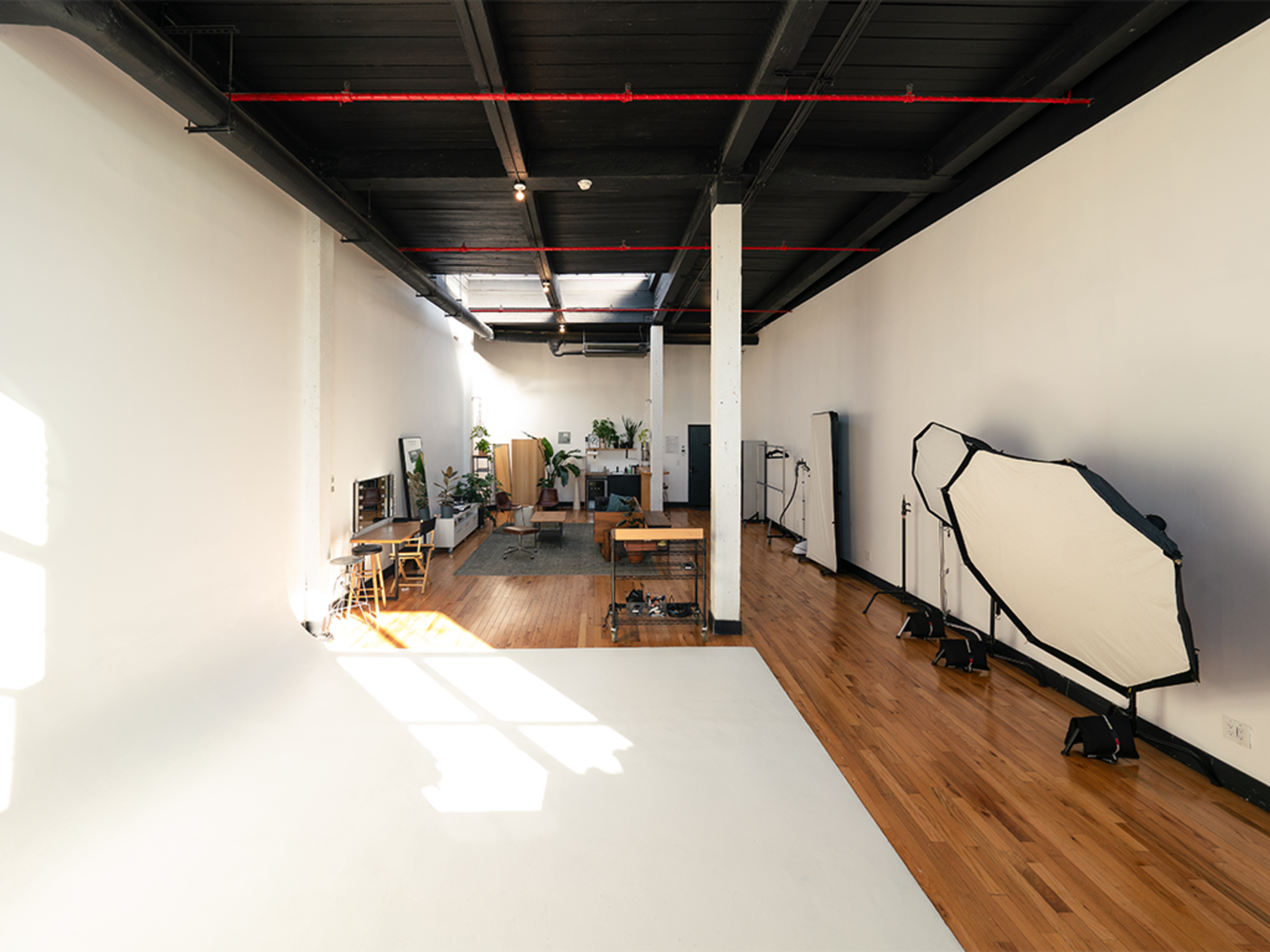 New York Loft-Style Natural Light Studio with Skylight & Cyclorama for Photo & Video Productions Image in Bushwick, Brooklyn, NY