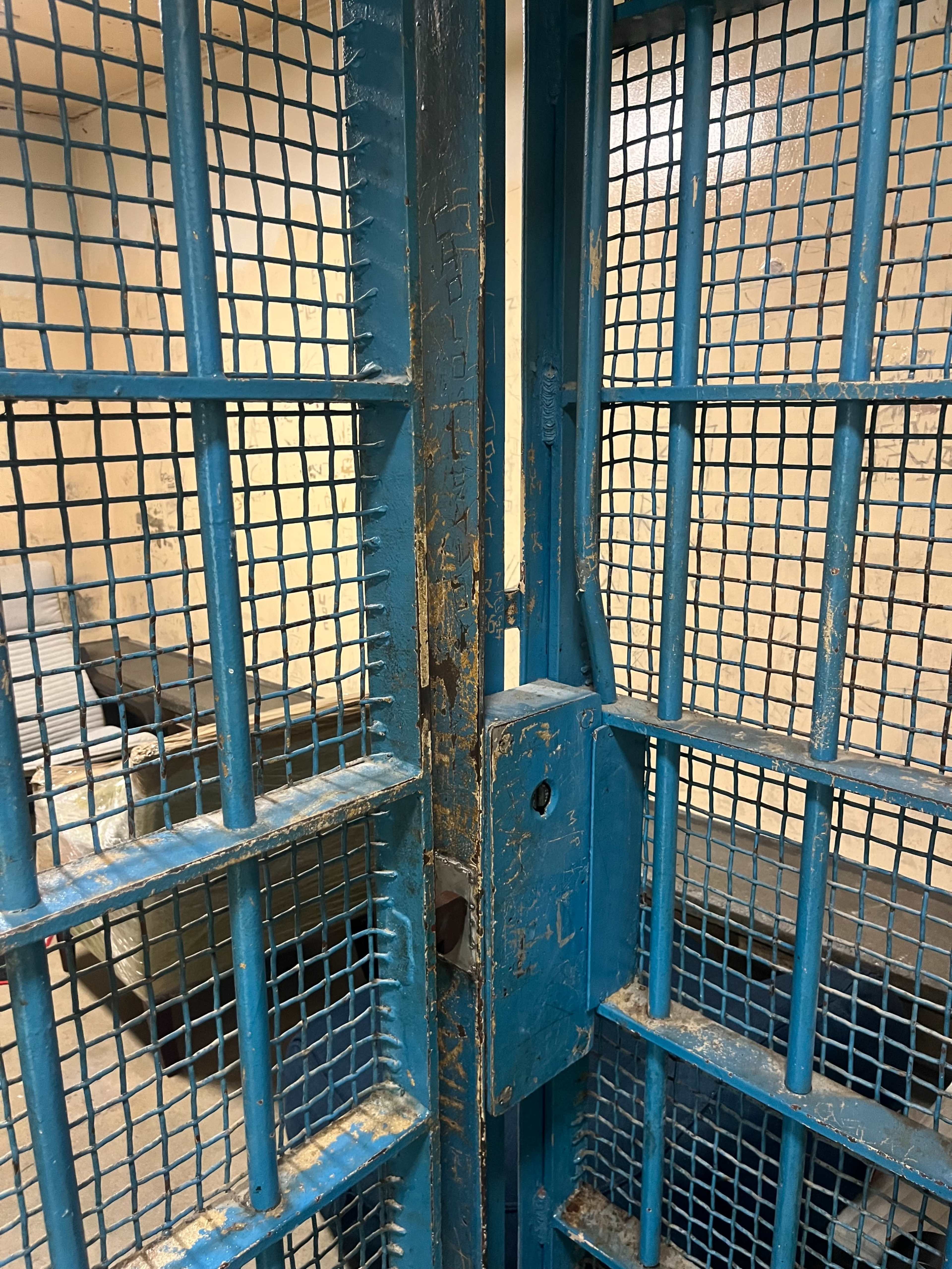 Old County Jail Holding Cell and Phone Rooms Image in Carlson Park, Culver City, CA