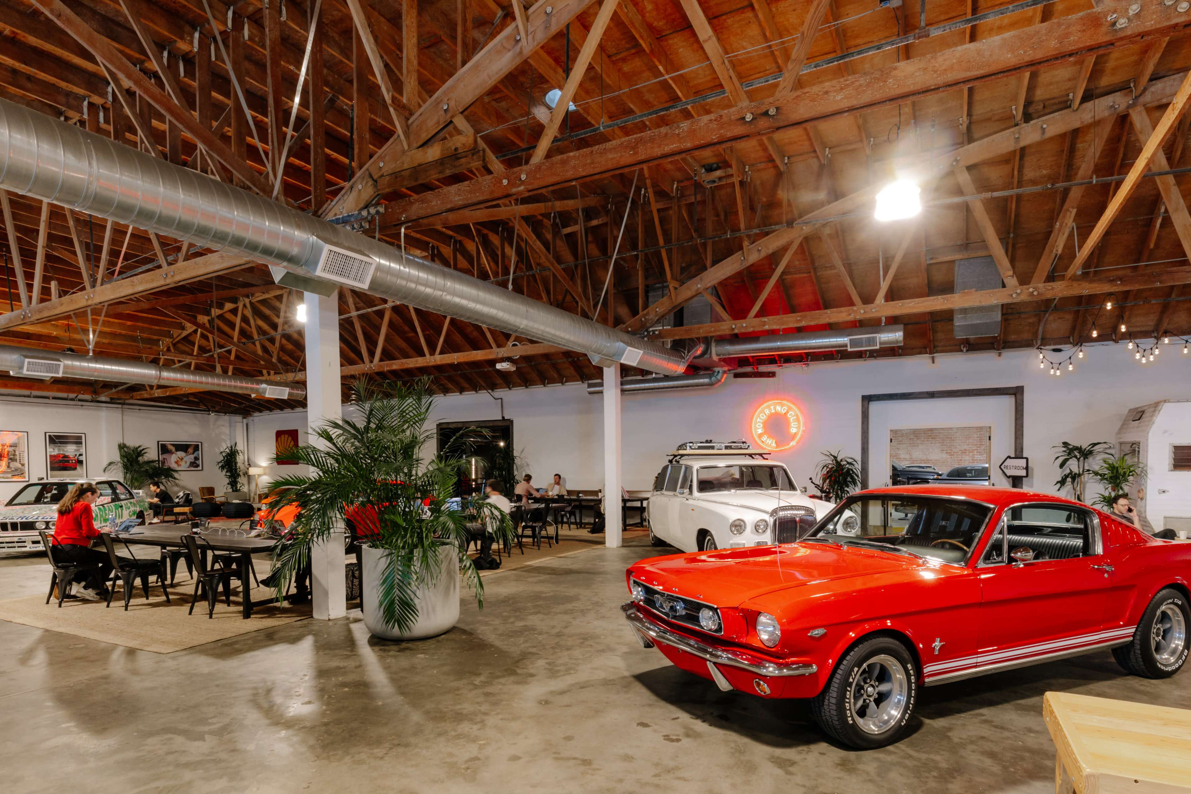 West Side LA Car Club Warehouse + Coffee Shop Image in Sawtelle, Los Angeles, CA