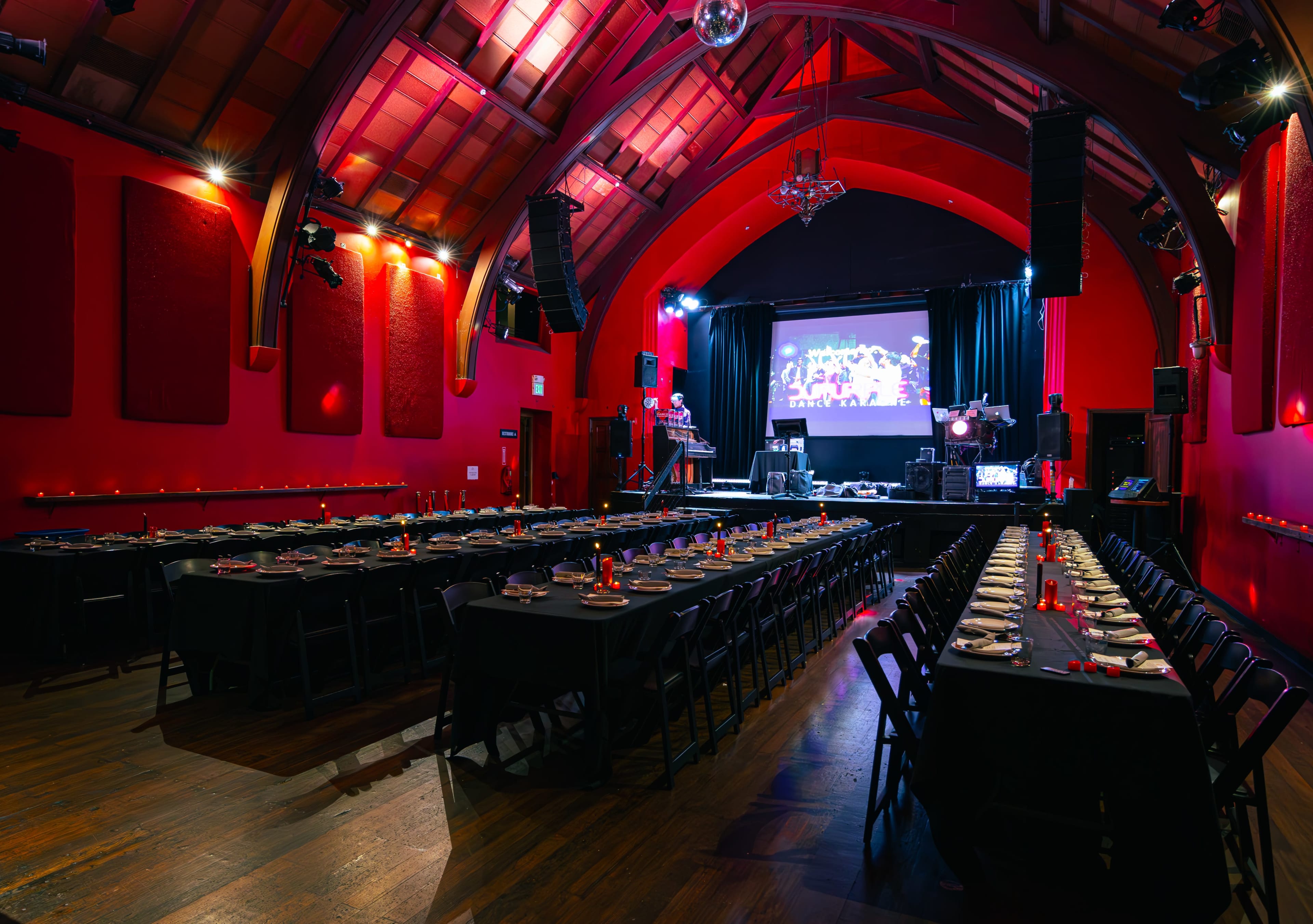 The Chapel is a historic Mission District Venue with Versatile Indoor & Outdoor Event Spaces, Concert Stage, and Multiple Rooms. Image in Mission District, San Francisco, CA