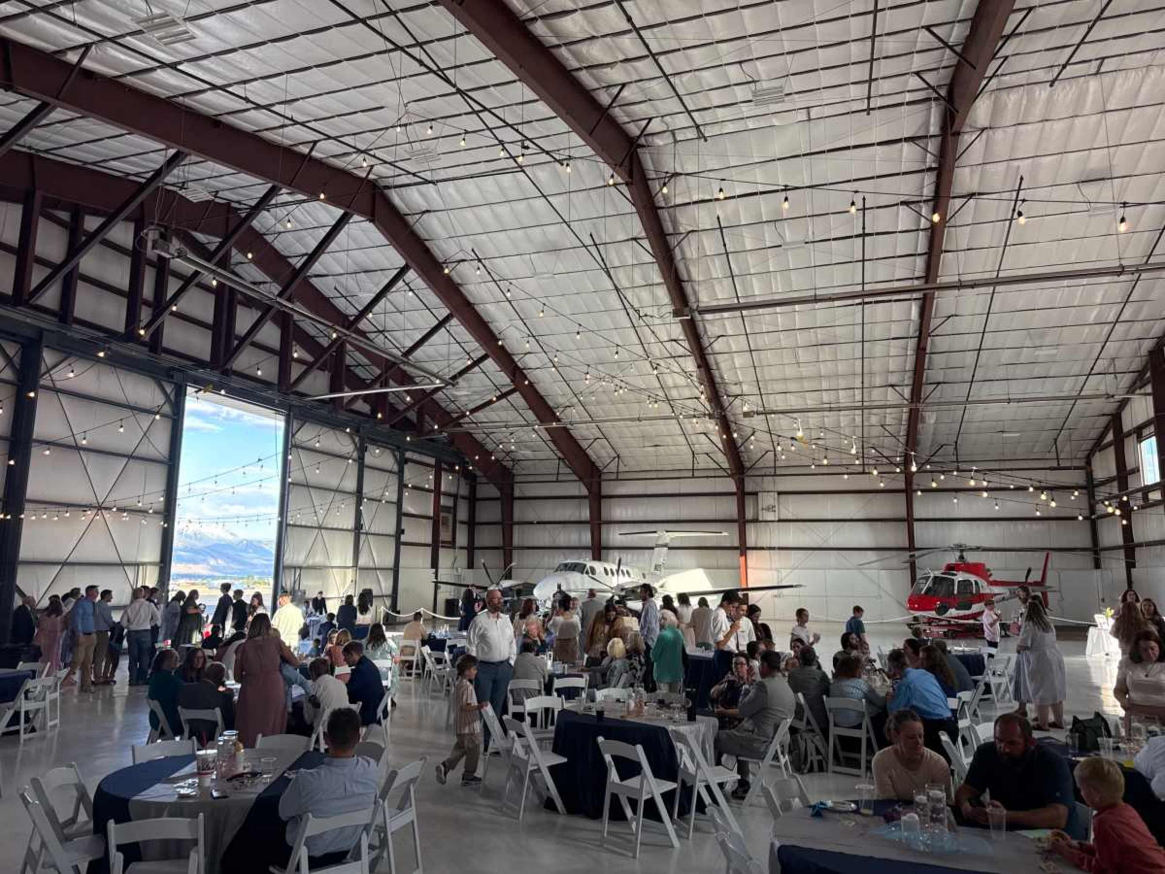 Airplane Hangar for Rent with a view of the Wasatch Mountain range in West Jordan Image in West Jordan, West Jordan, UT