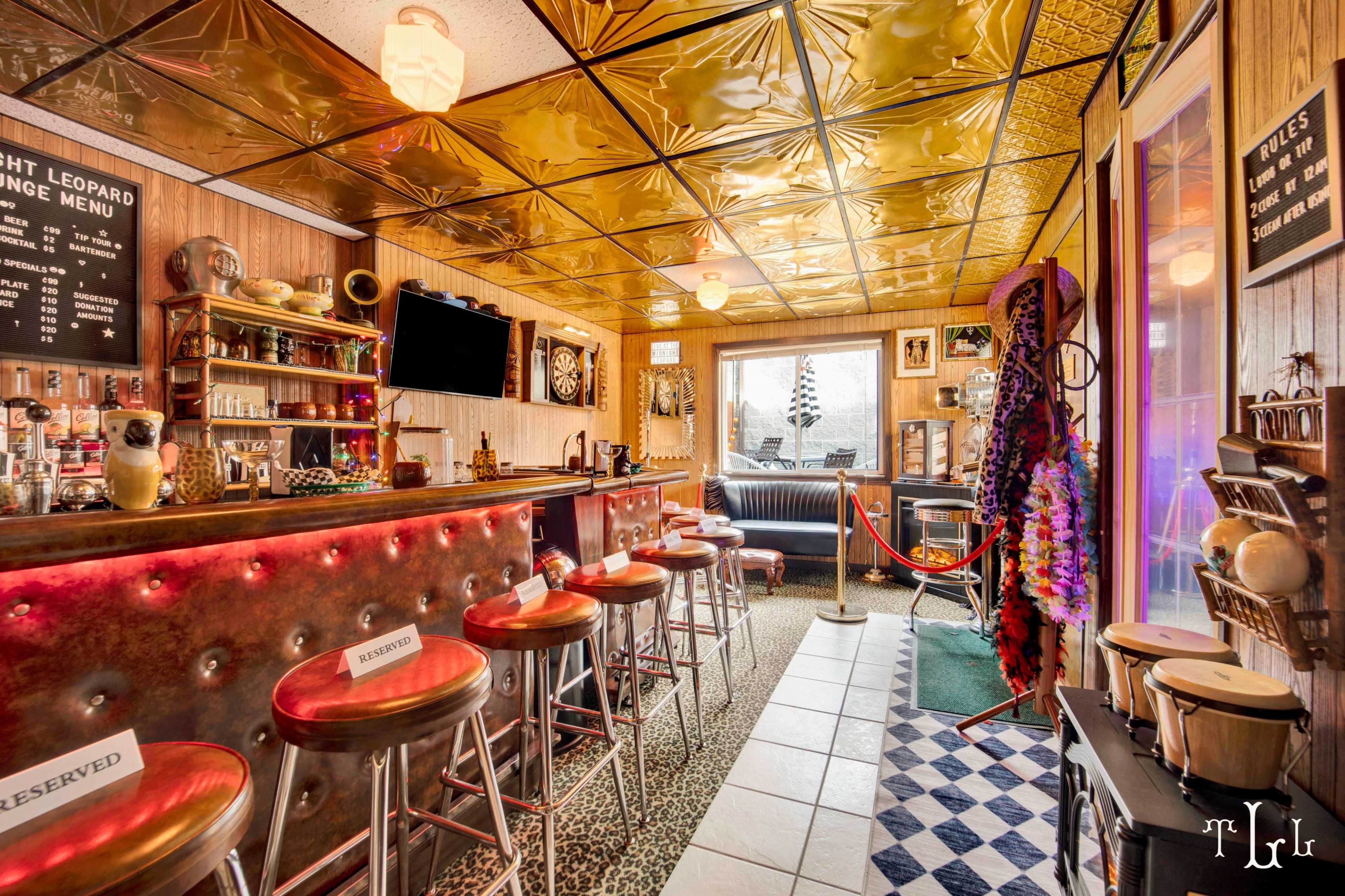 Midnight Leopard Lounge  - Bespoke Vintage Speakeasy in Bucktown Image in Bucktown, Chicago, IL