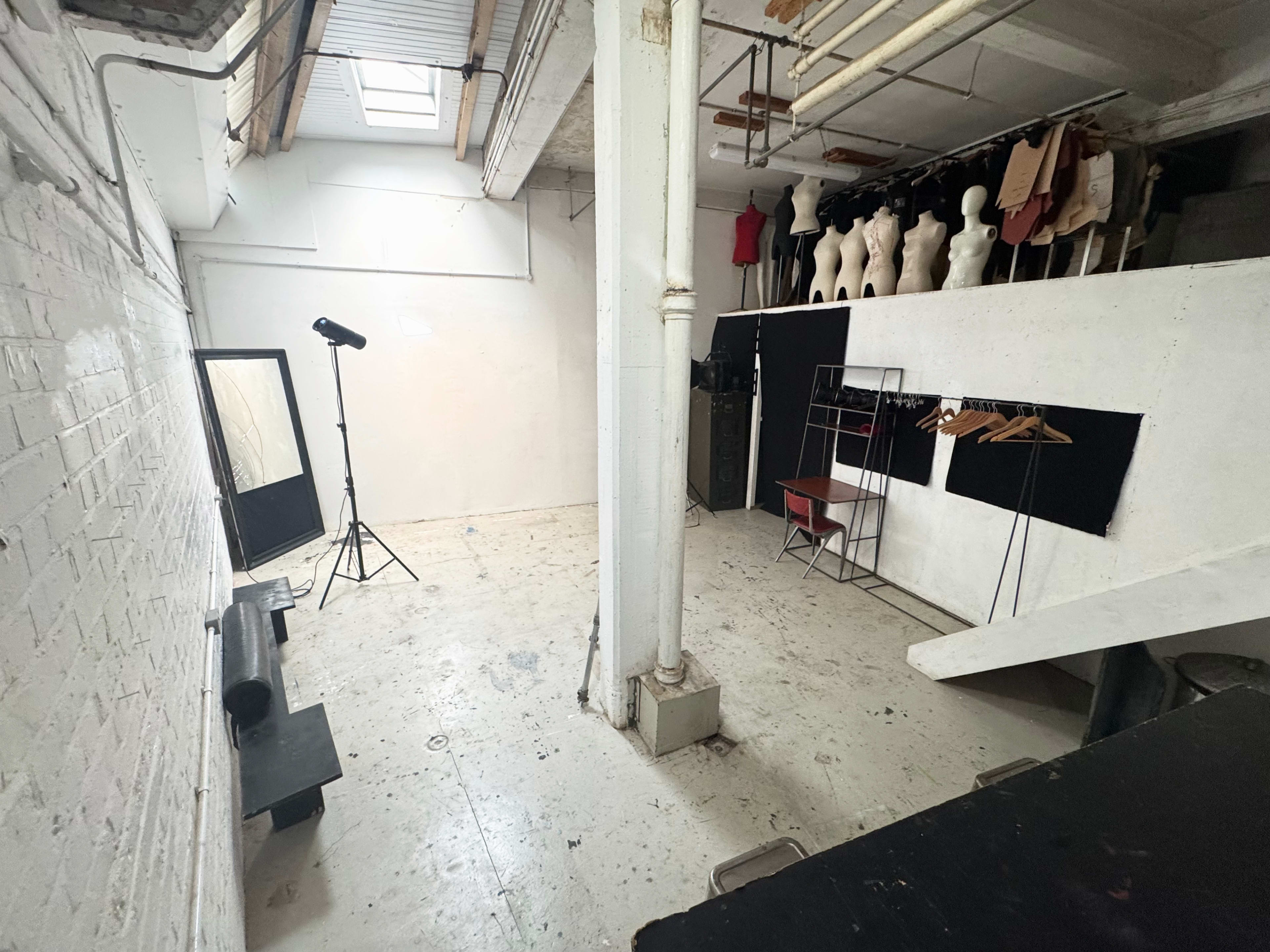 Industrial brutalist warehouse daylight photography film studio Image in Hackney, London, ENG