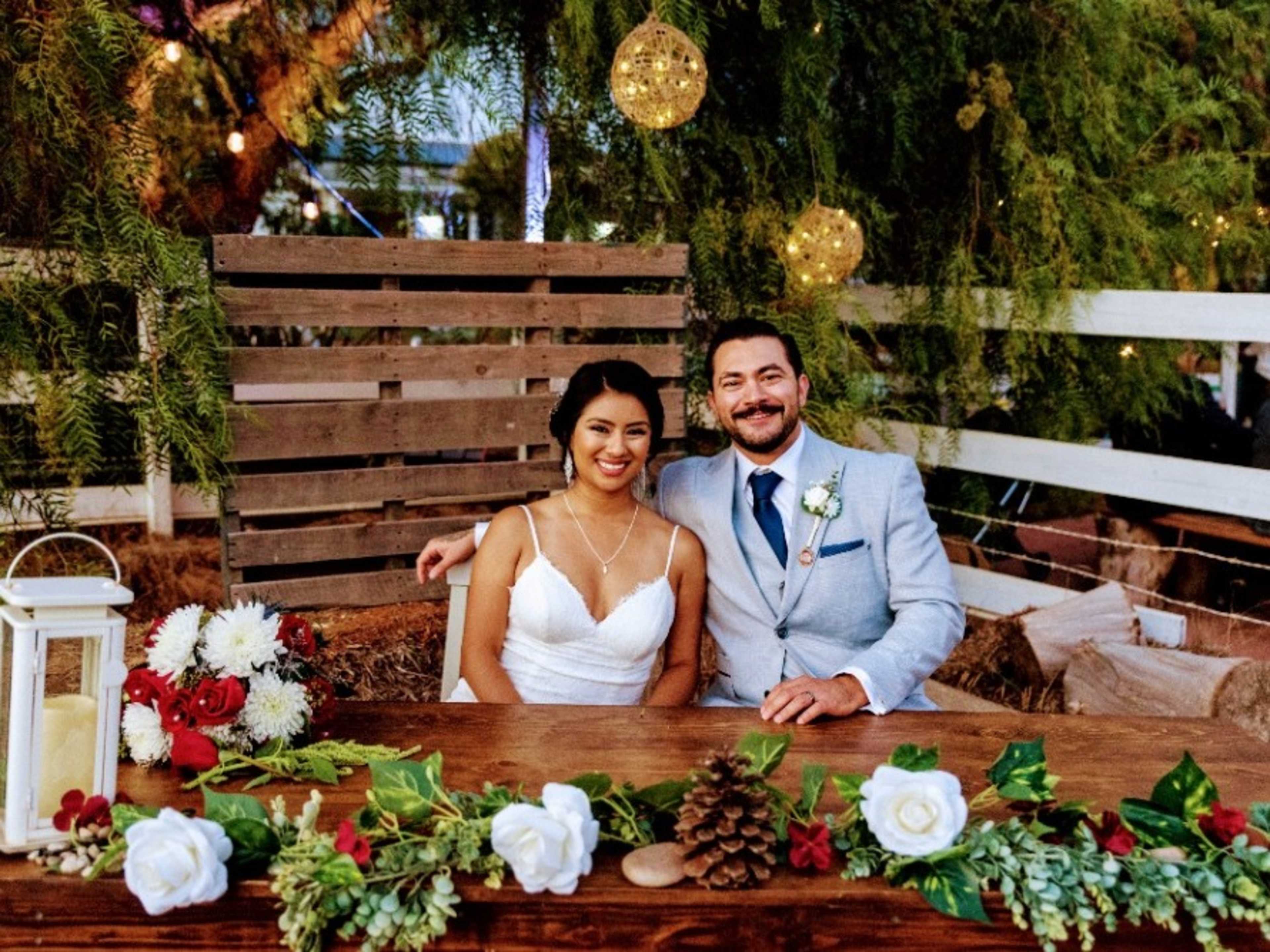 Event Tables, Chairs, Arch, Wine Bar