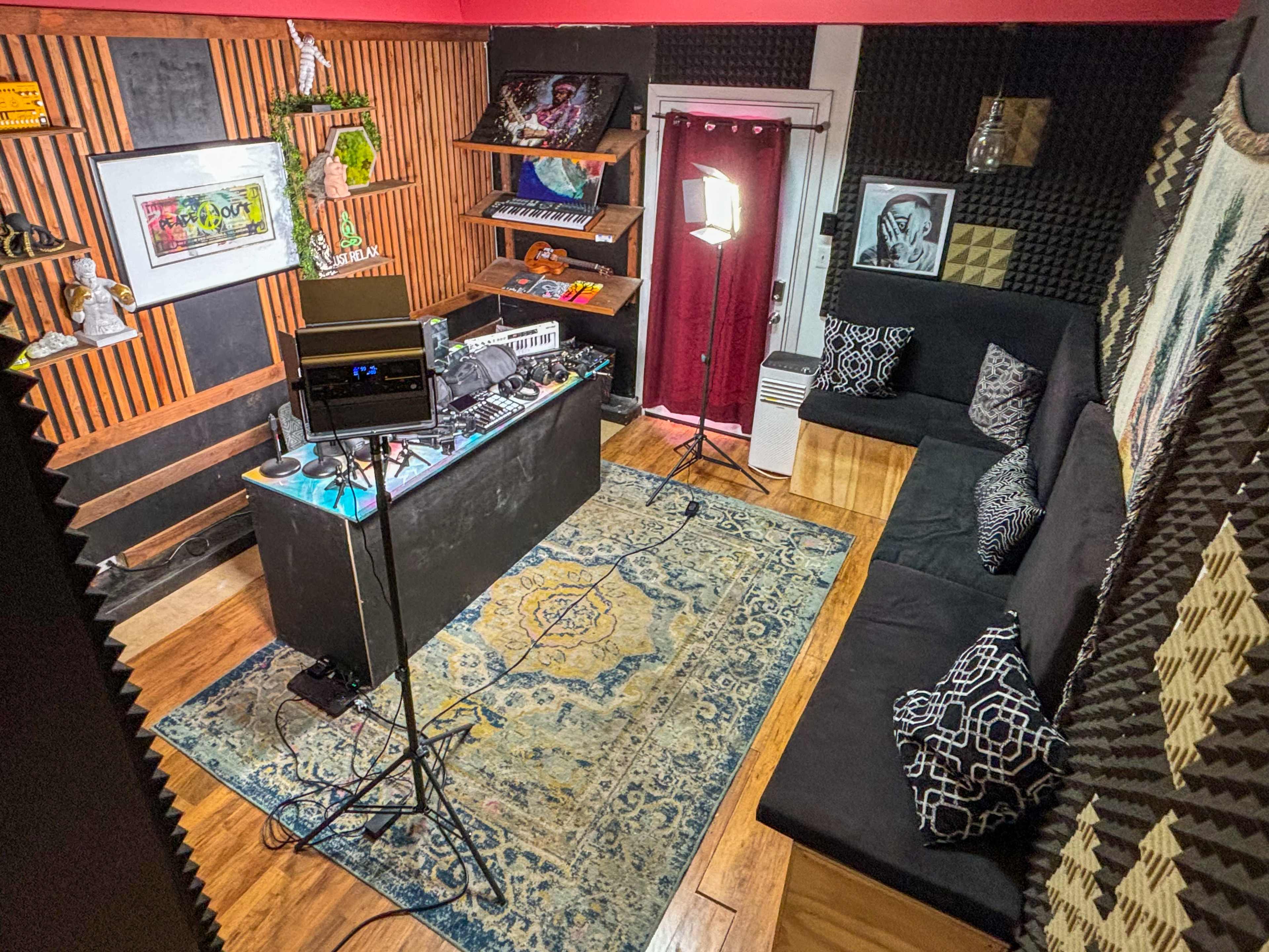 Creative Fully Equipped Podcast Studio Image in Pacific Beach, San Diego, CA