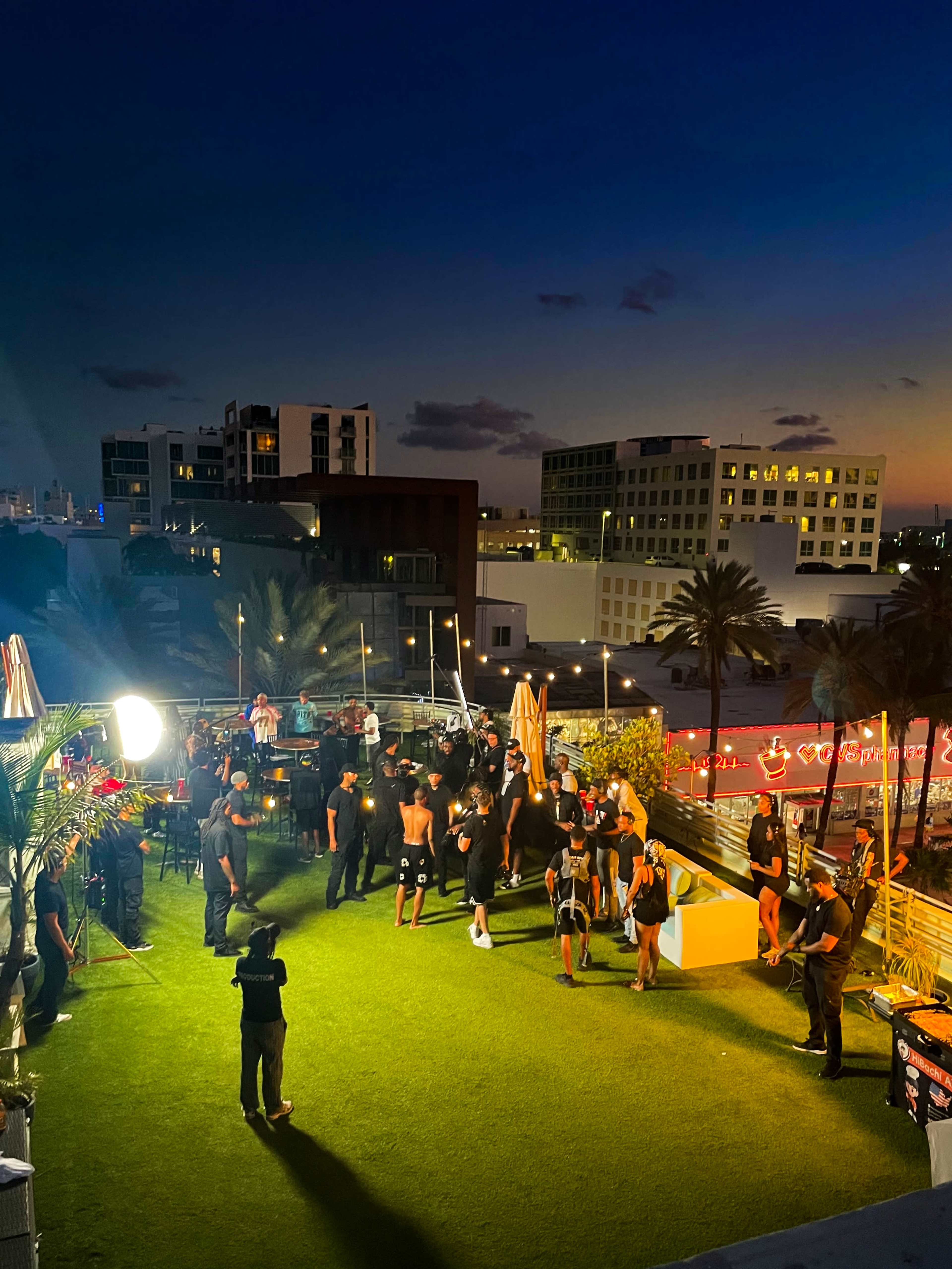 Miami Beach Rooftop Patio with Oceanview Image in South Beach, Miami Beach, FL