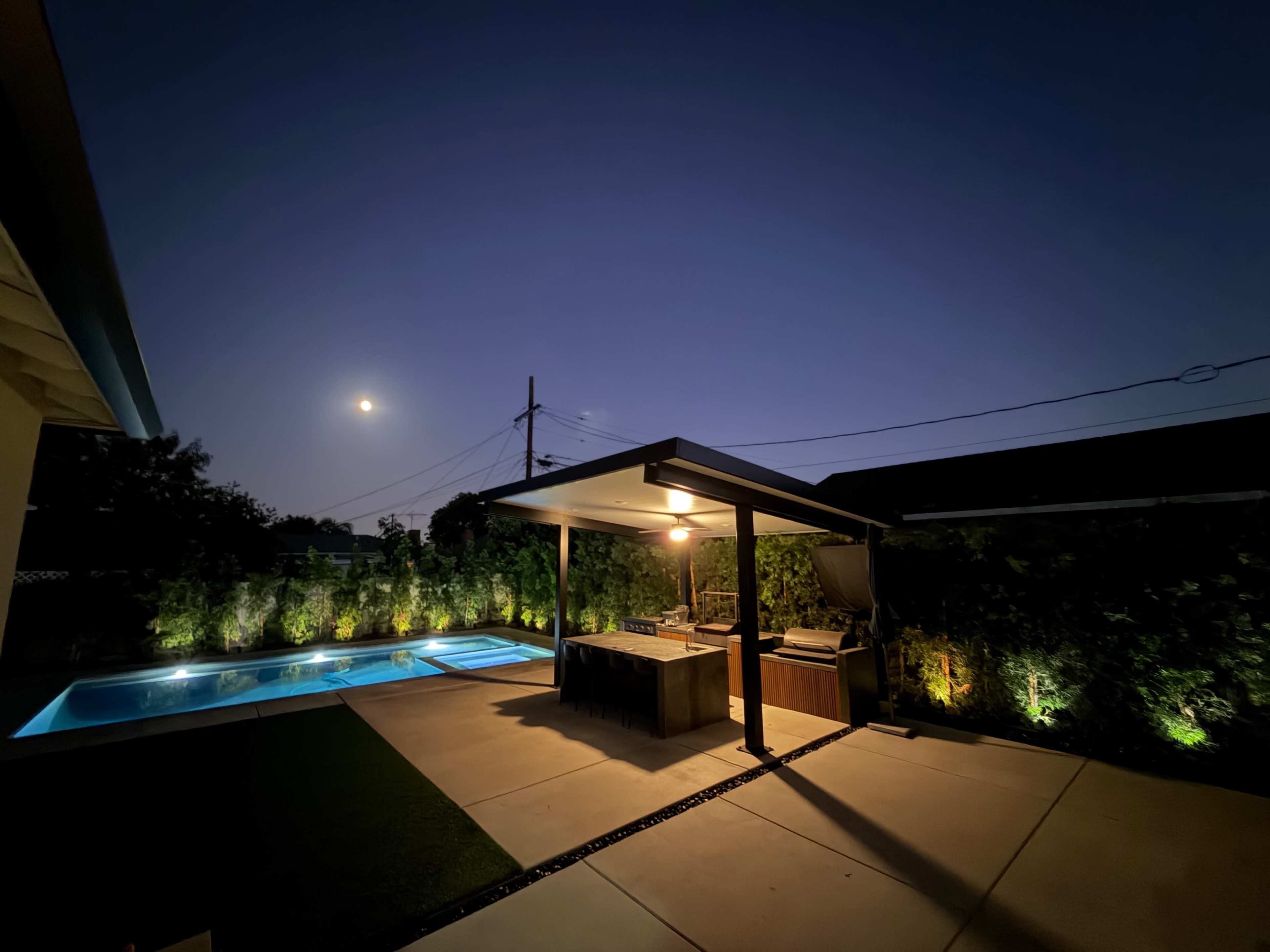 Chic Backyard Pool Paradise Image in Bixby Knolls, Long Beach, CA