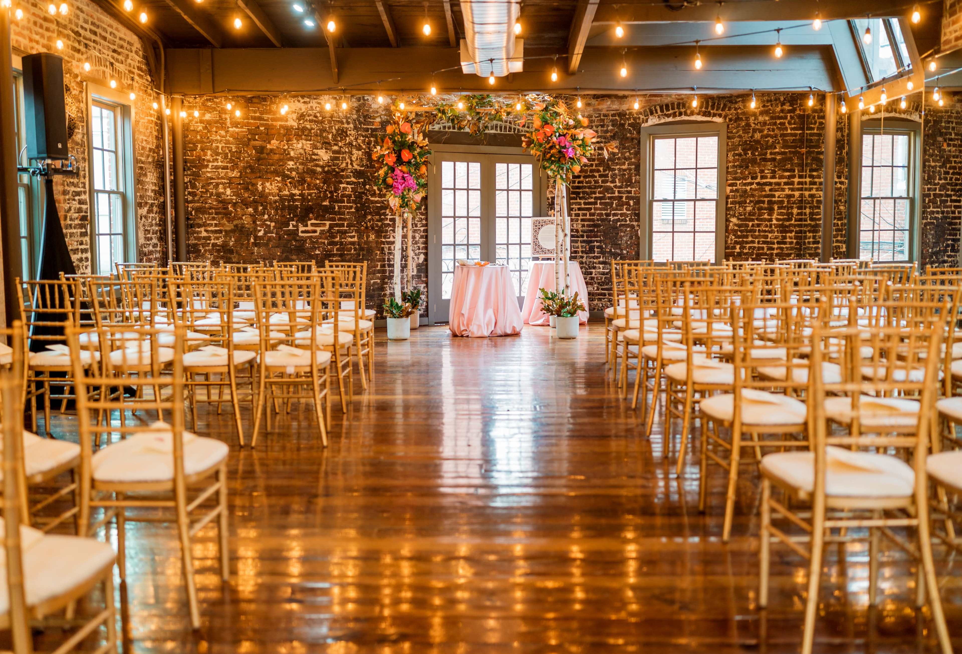 Toolbox Event Space is the perfect blend between modern and rustic. Build back in the 1878, the venue has so much light, brick, and character. Image in Northwest Washington, Washington, DC
