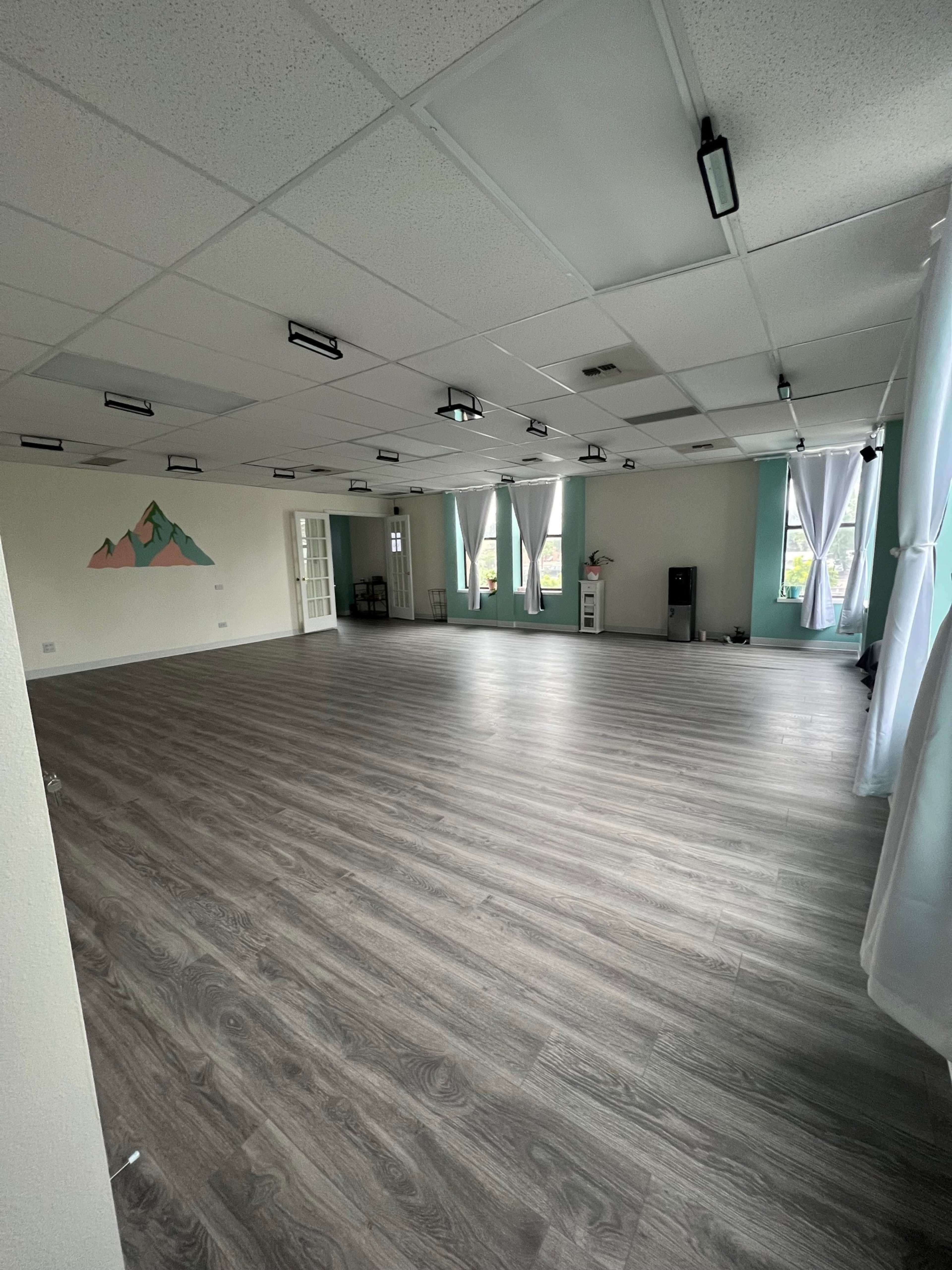 Denver Metro Yoga Studio with Cozy, Modern Lighting Image in Aurora, Aurora, CO