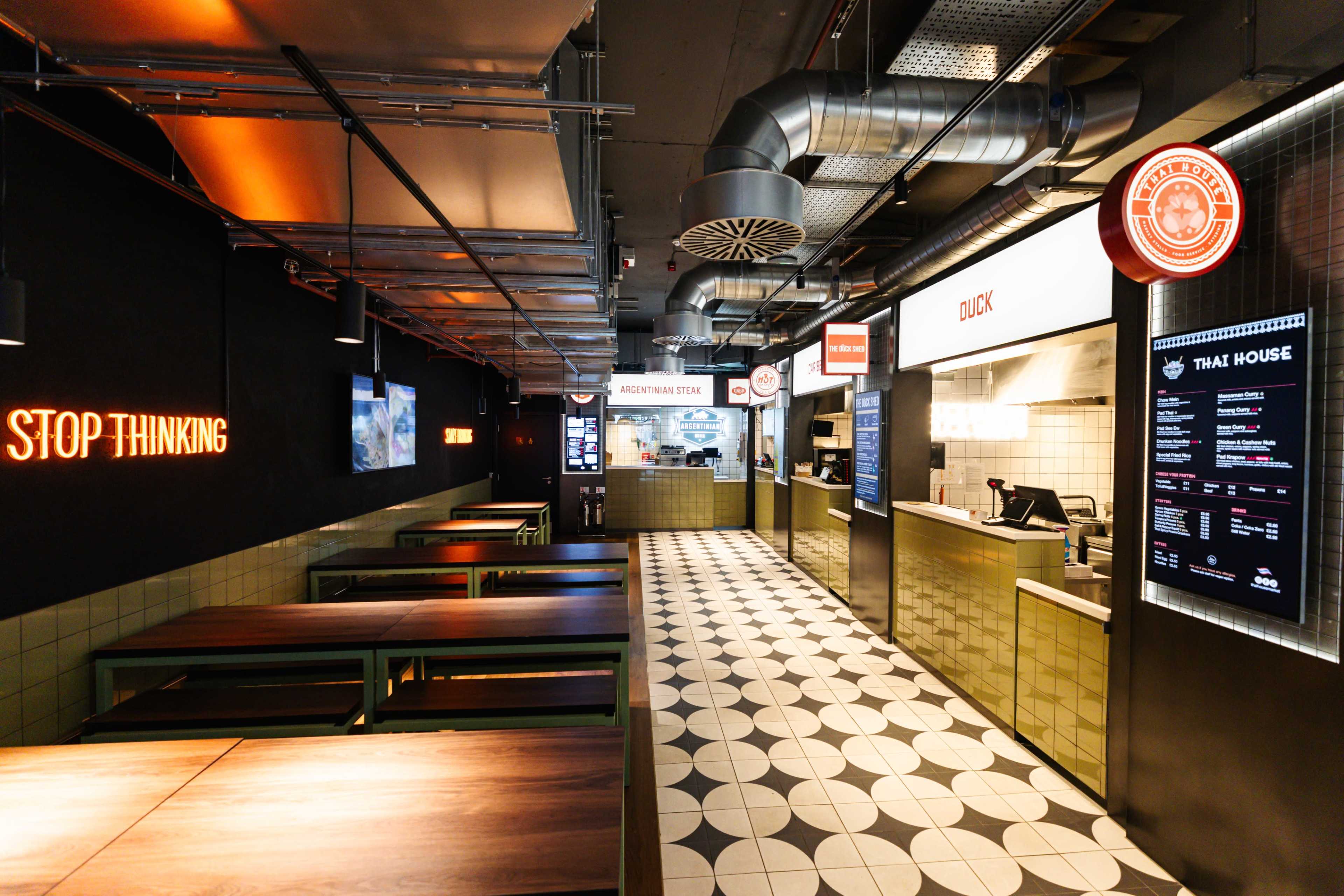 Food Hall in the City of London Image in City of London, London, ENG