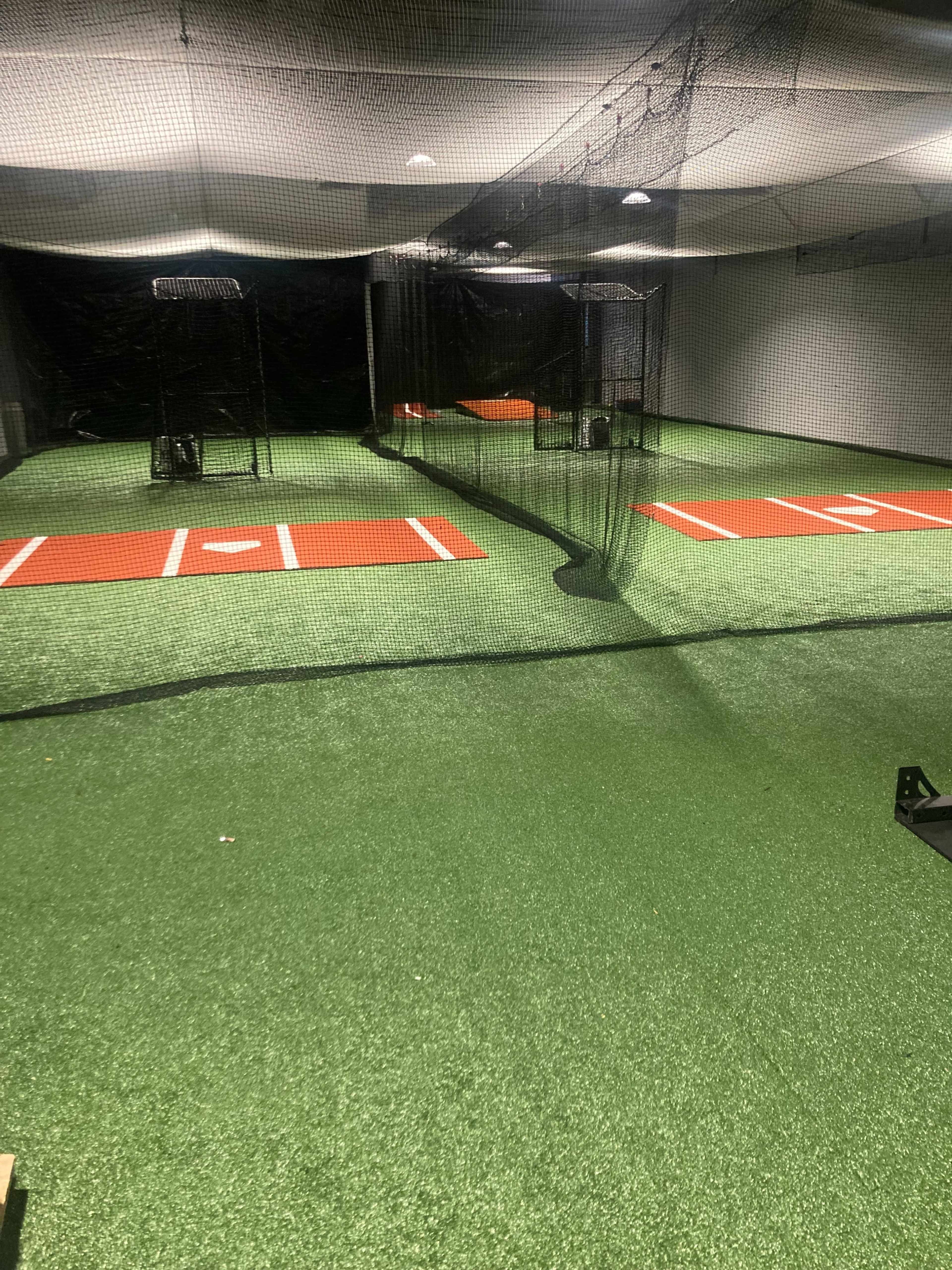 Large 3000 sq ft turfed area used for baseball, softball, soccer and golf. Image in Ridgemont, Greece, NY