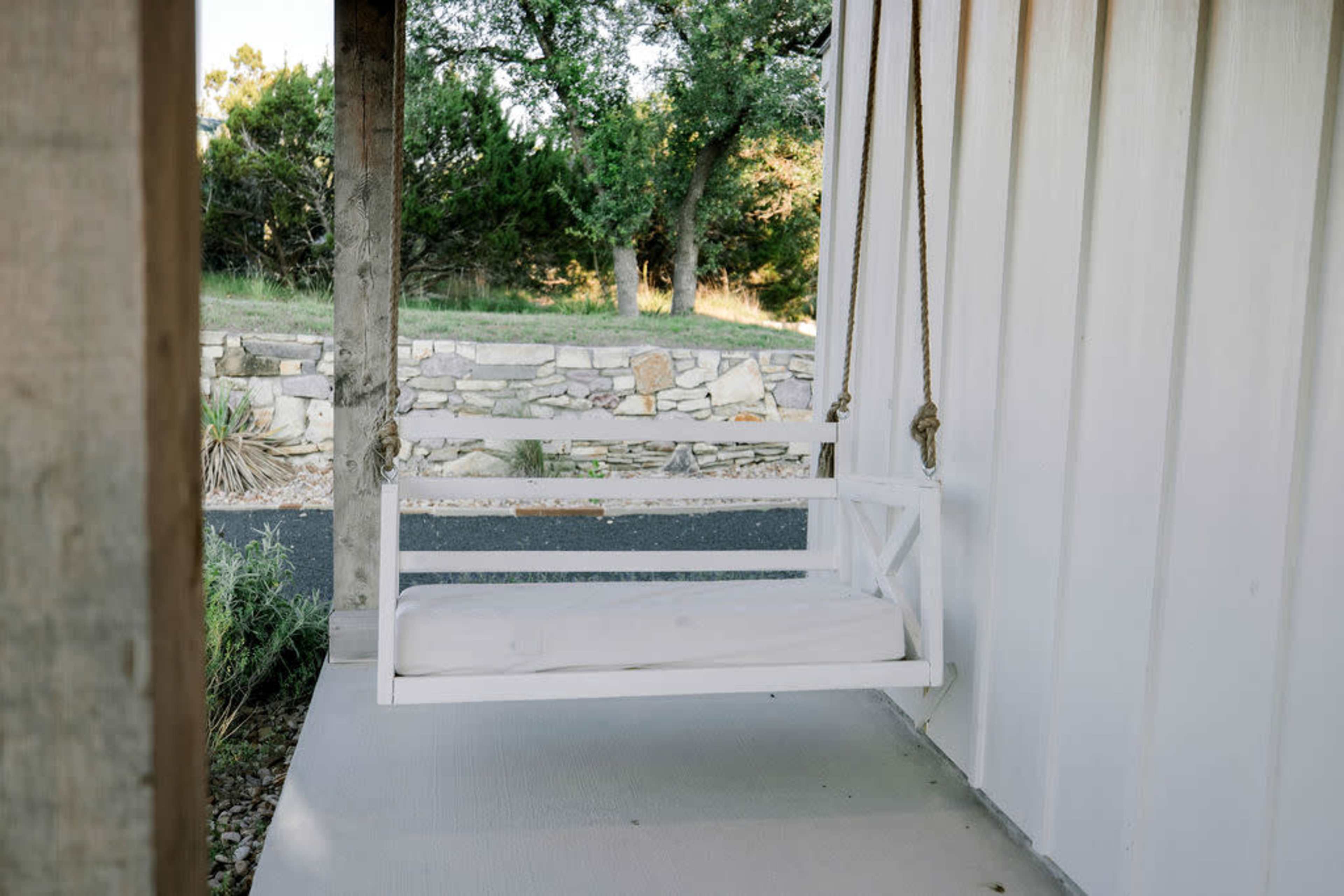 White Natural Lightfilled Farmhouse and Greenhouse Image in , Kendalia, TX
