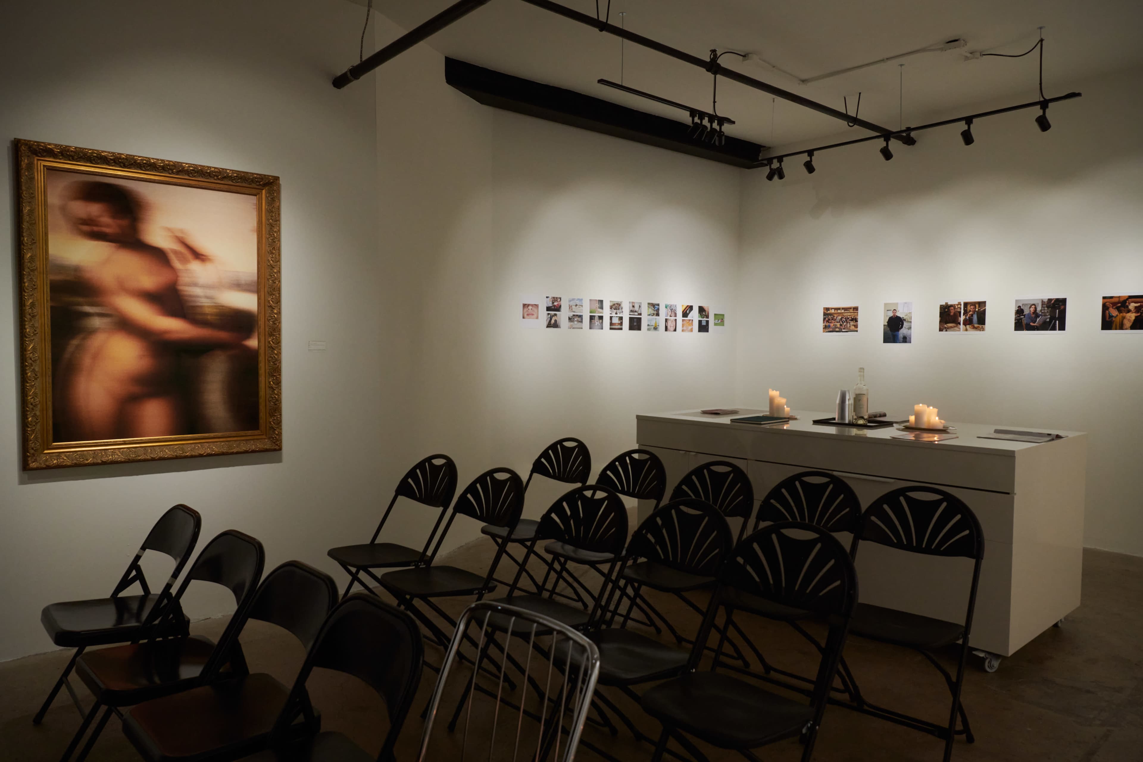 Modern Gallery Space | Photoshoot Location | Street Level  w/ Large Garage Gate Door Image in East Williamsburg, BROOKLYn, NY