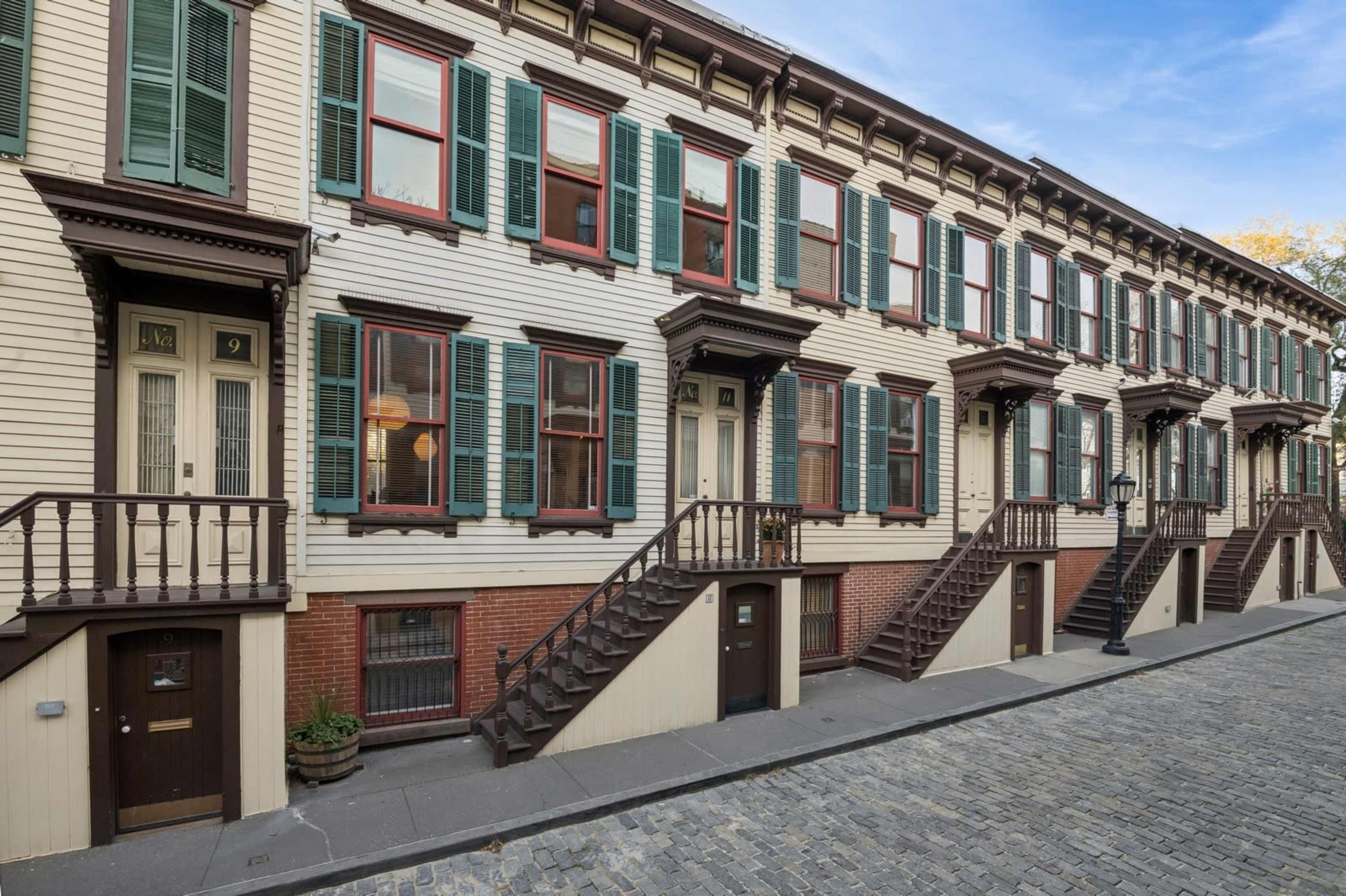 Landmarked Townhouse on Historic Street Image in Upper Manhattan, New York, NY