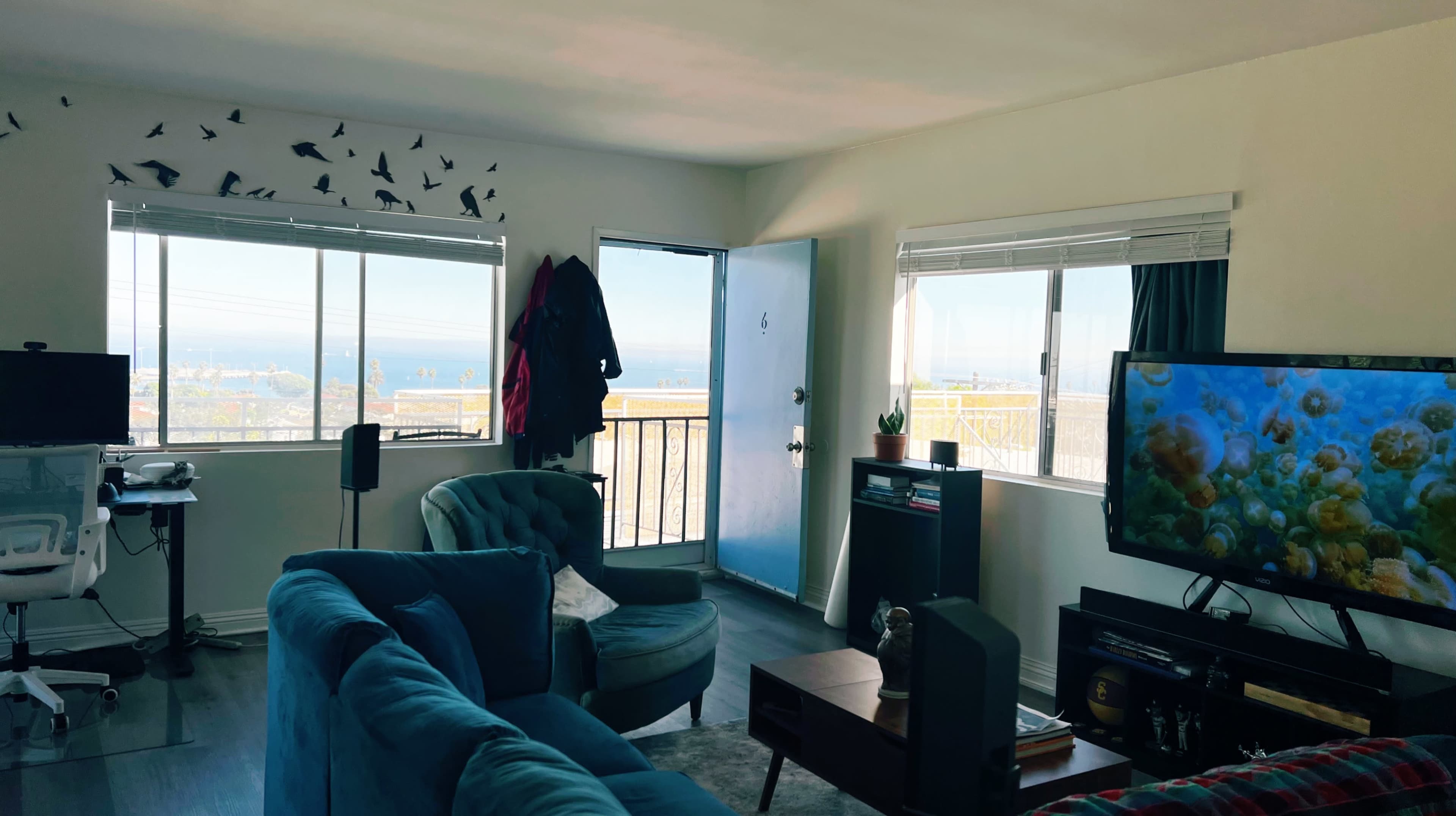 Modern Apartment with Port and Ocean View w/ MMA garage Image in San Pedro, San Pedro, CA