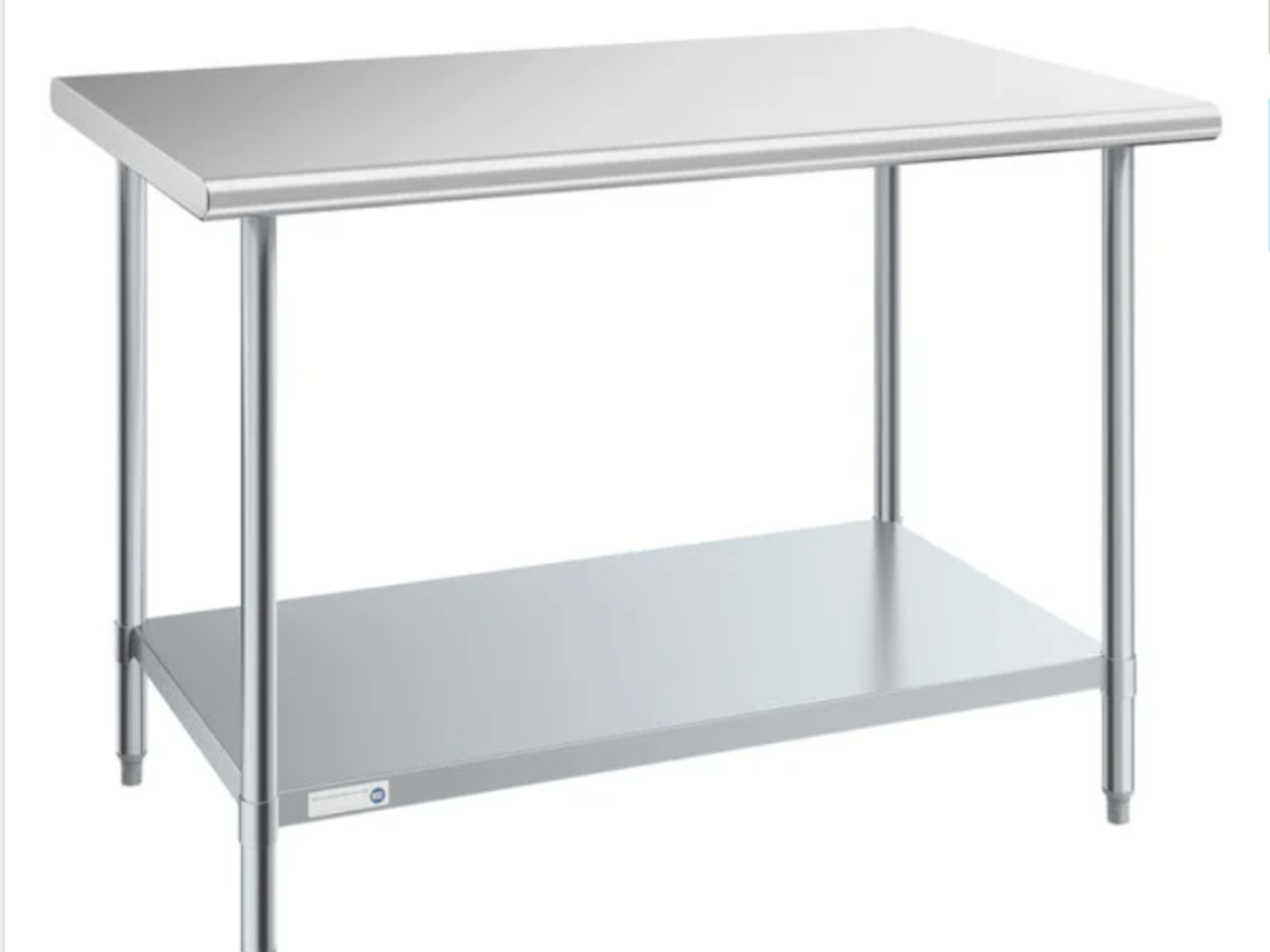 48" x 30" Stainless Steel Prep Table