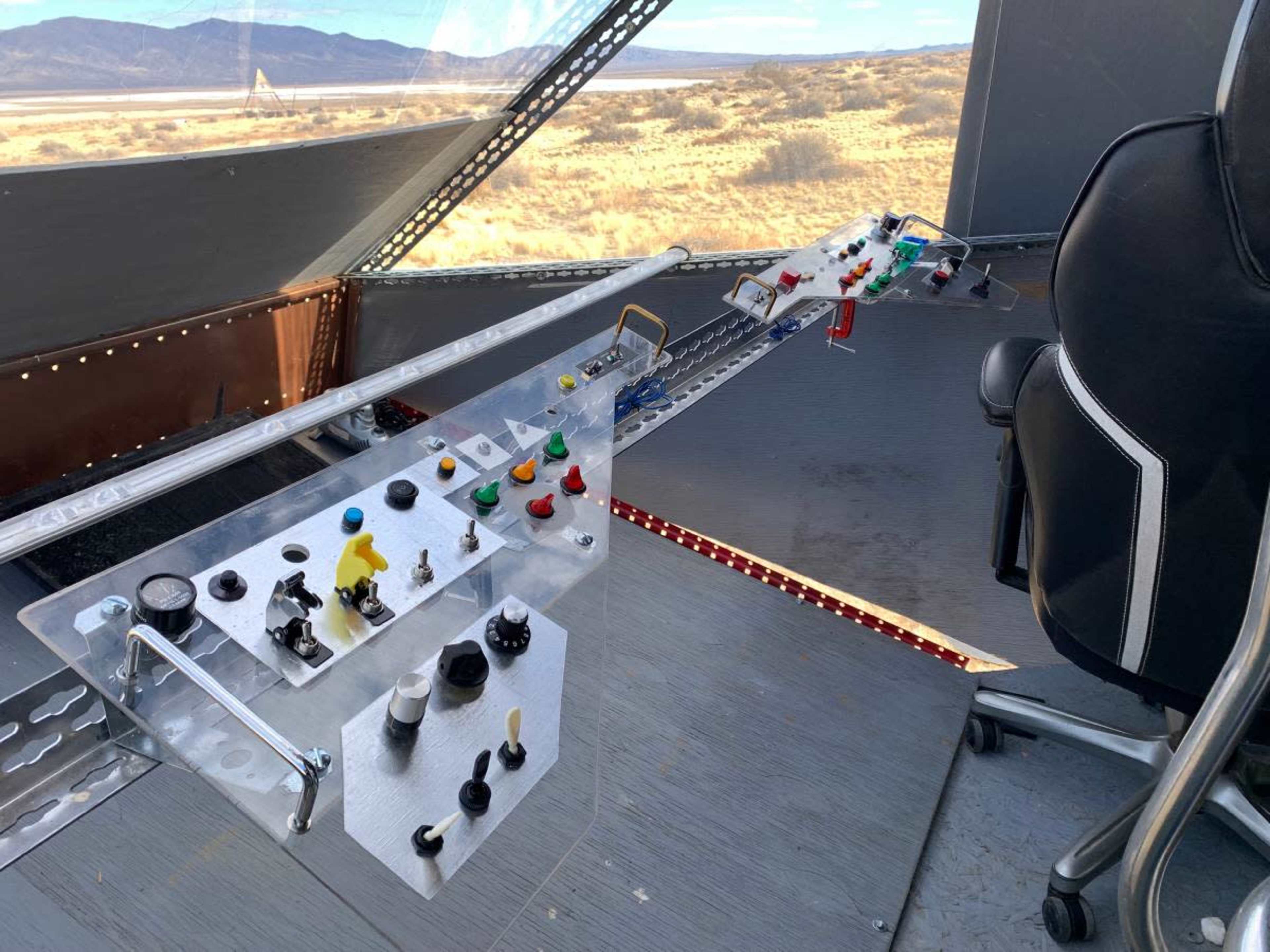 Shuttle pod spacecraft set Image in , Cantil, CA