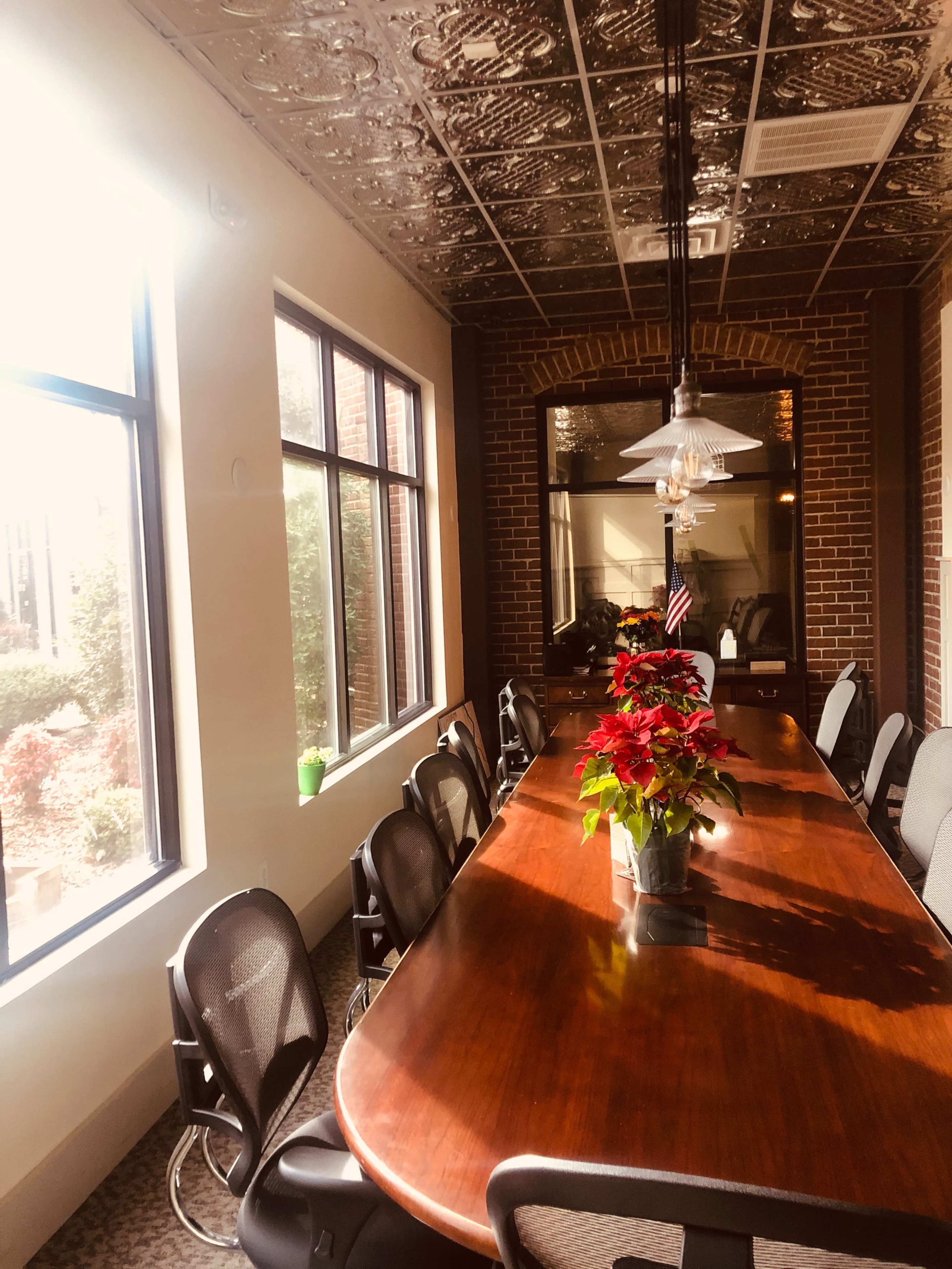 Urban, main street Coworking and Venue hall space with a rustic/indutrial design Image in , Rolesville, NC