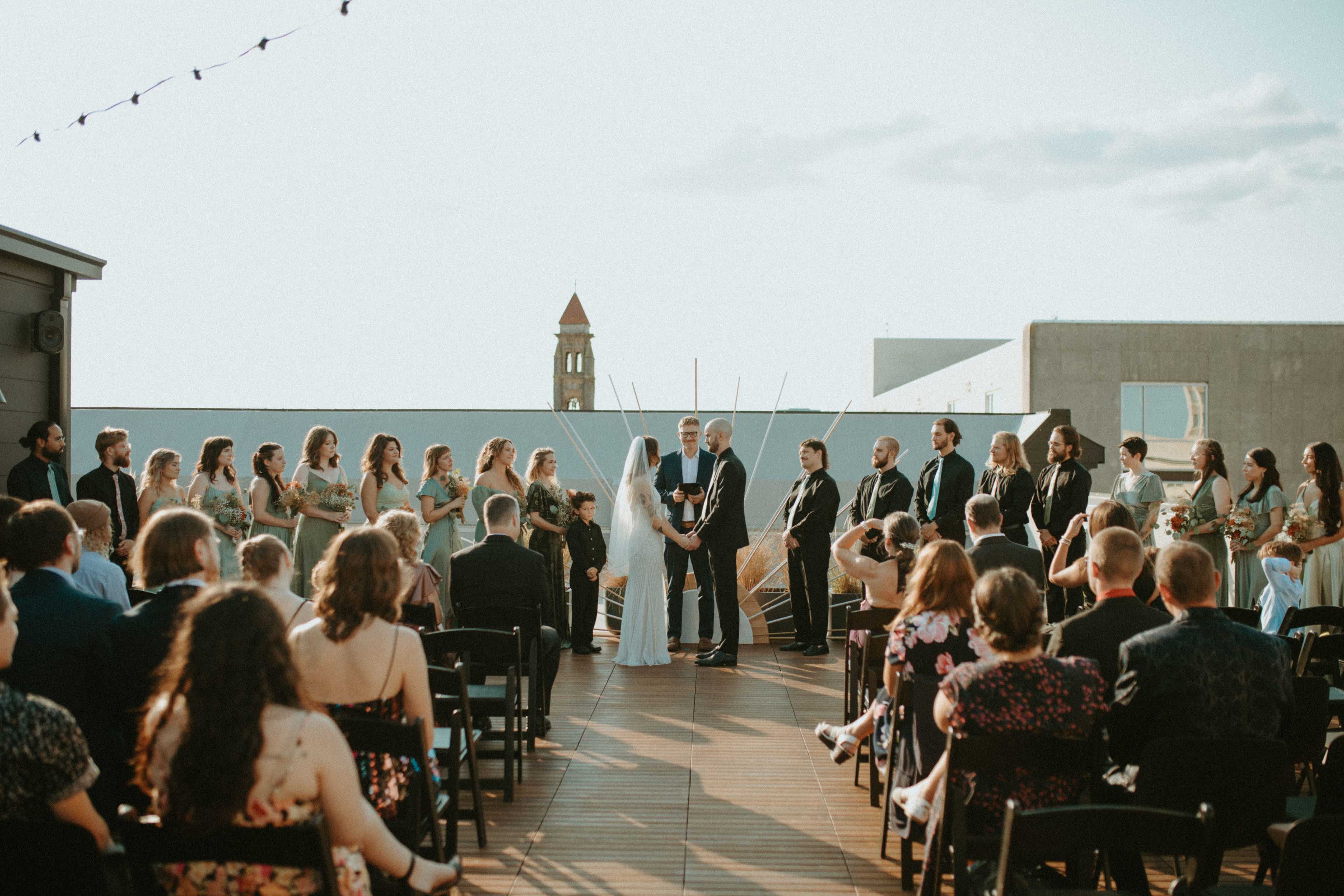 Stunning Rooftop Deck + Penthouse Event Space with City Views (Weddings + Receptions) Image in Downtown, Norfolk, VA