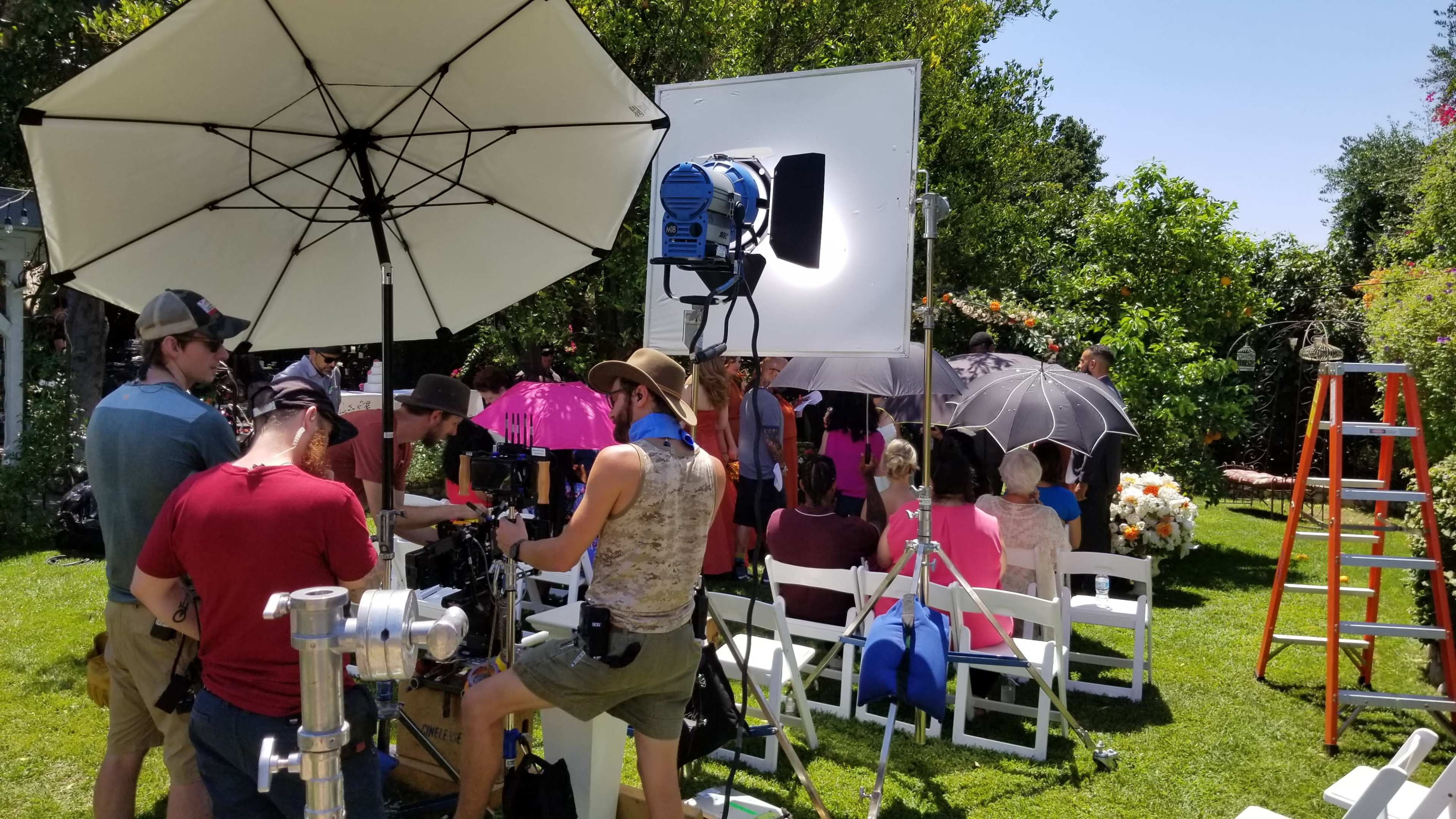Outdoor garden setting with Koi pond Image in Sun Valley, North Hollywood, CA