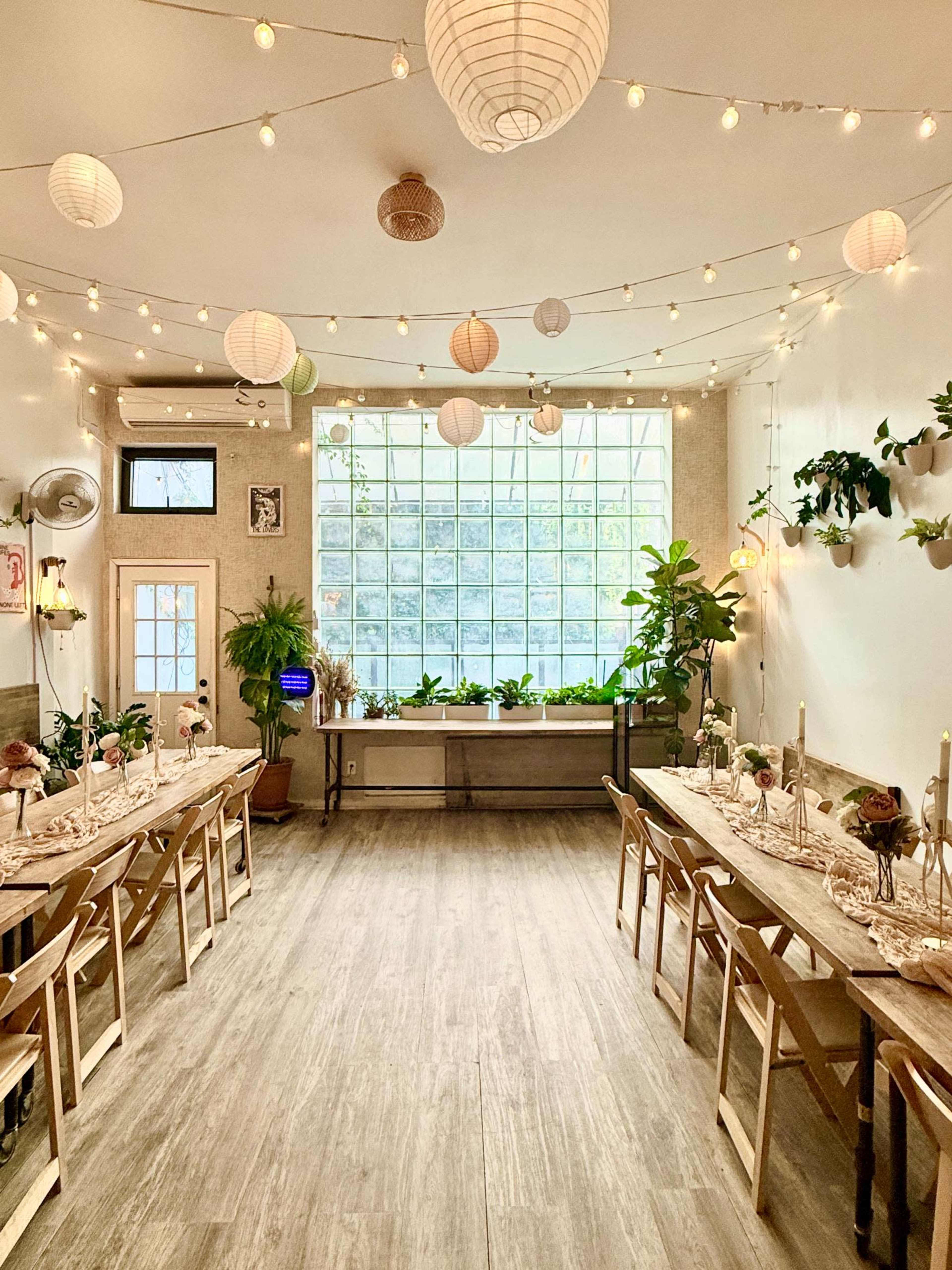 Spacious Two-Floor Event Venue with Private Garden Image in Williamsburg, Brooklyn, NY
