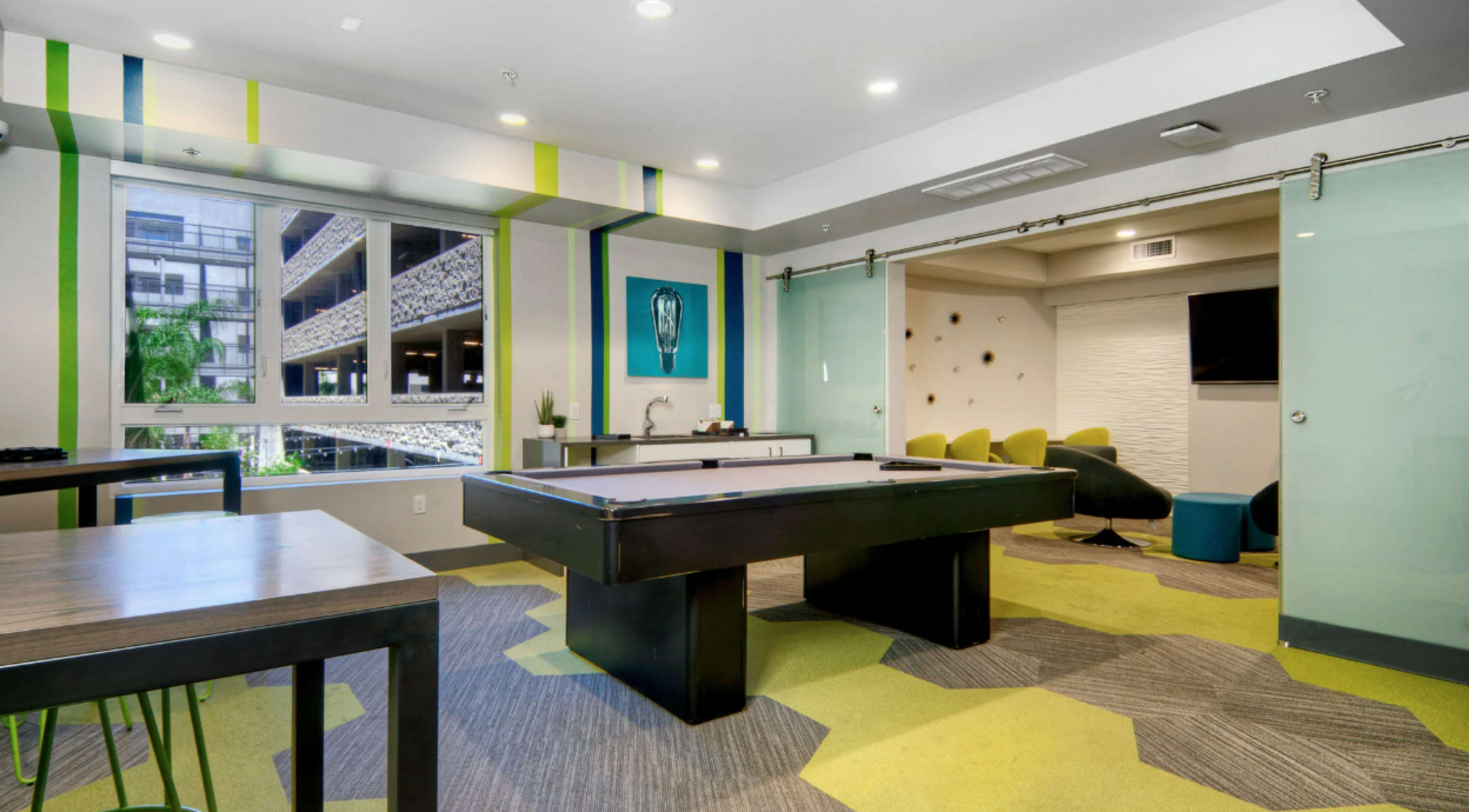 Game Room at The Lex Apartments Image in Village Oaks, San Jose, CA